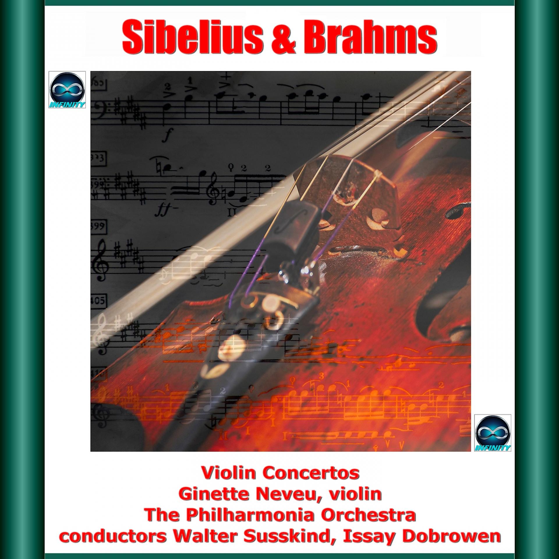 Постер альбома Sibelius & Brahms: Violin Concertos