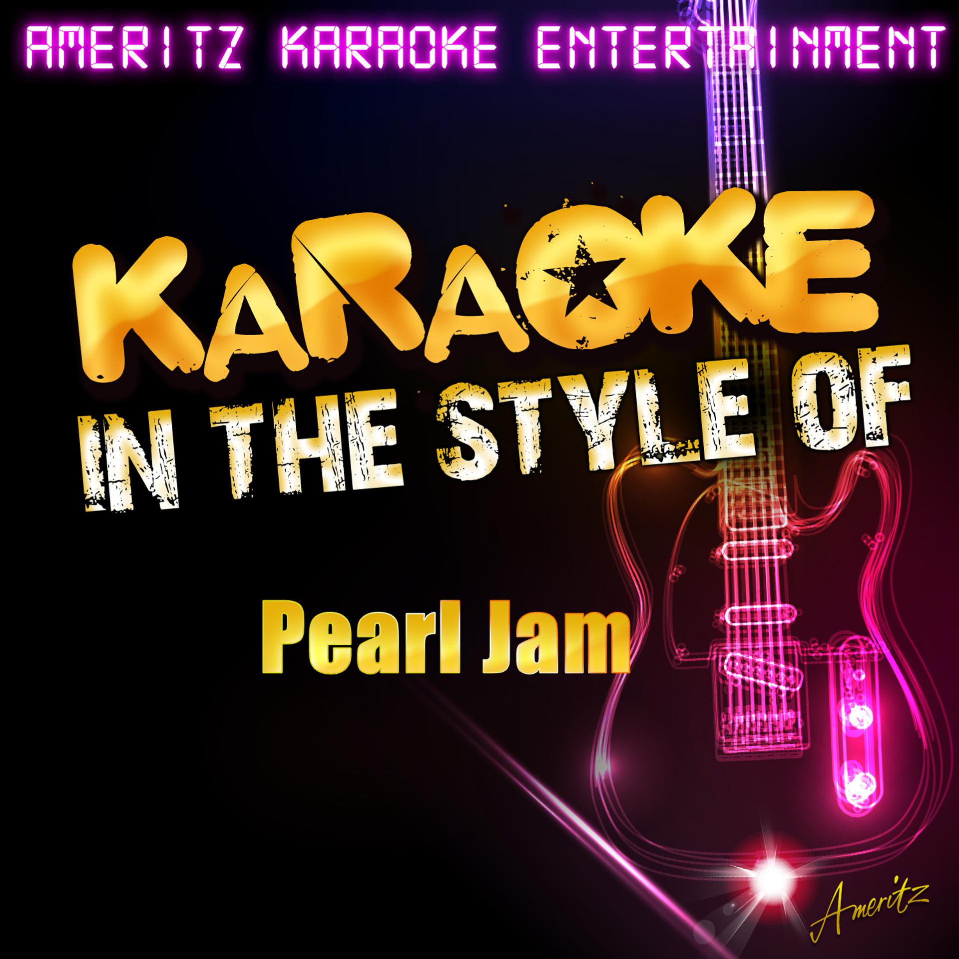 Постер альбома Karaoke (In the Style of Pearl Jam)