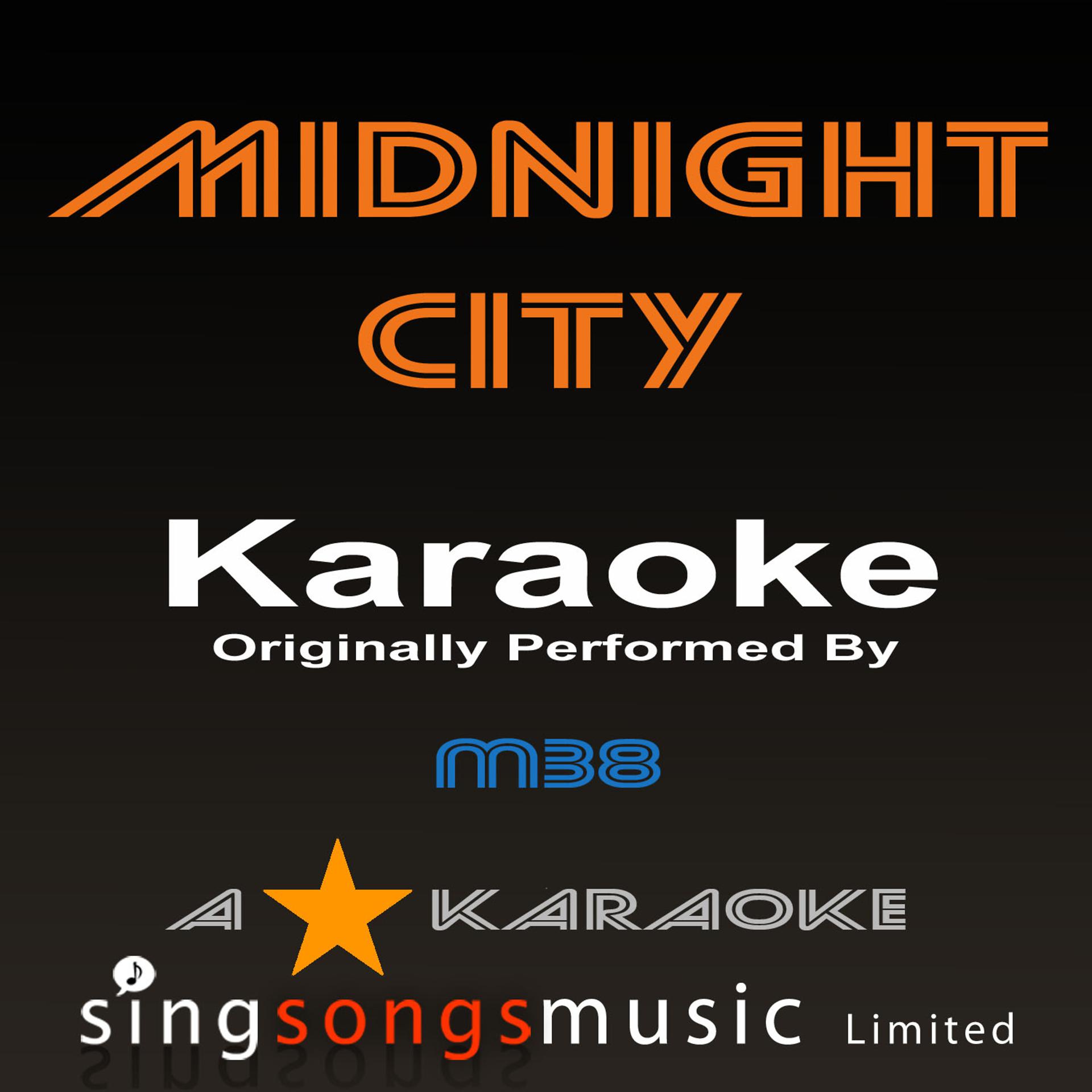 Постер альбома Midnight City (Originally Performed By M83) [Karaoke Audio Version]