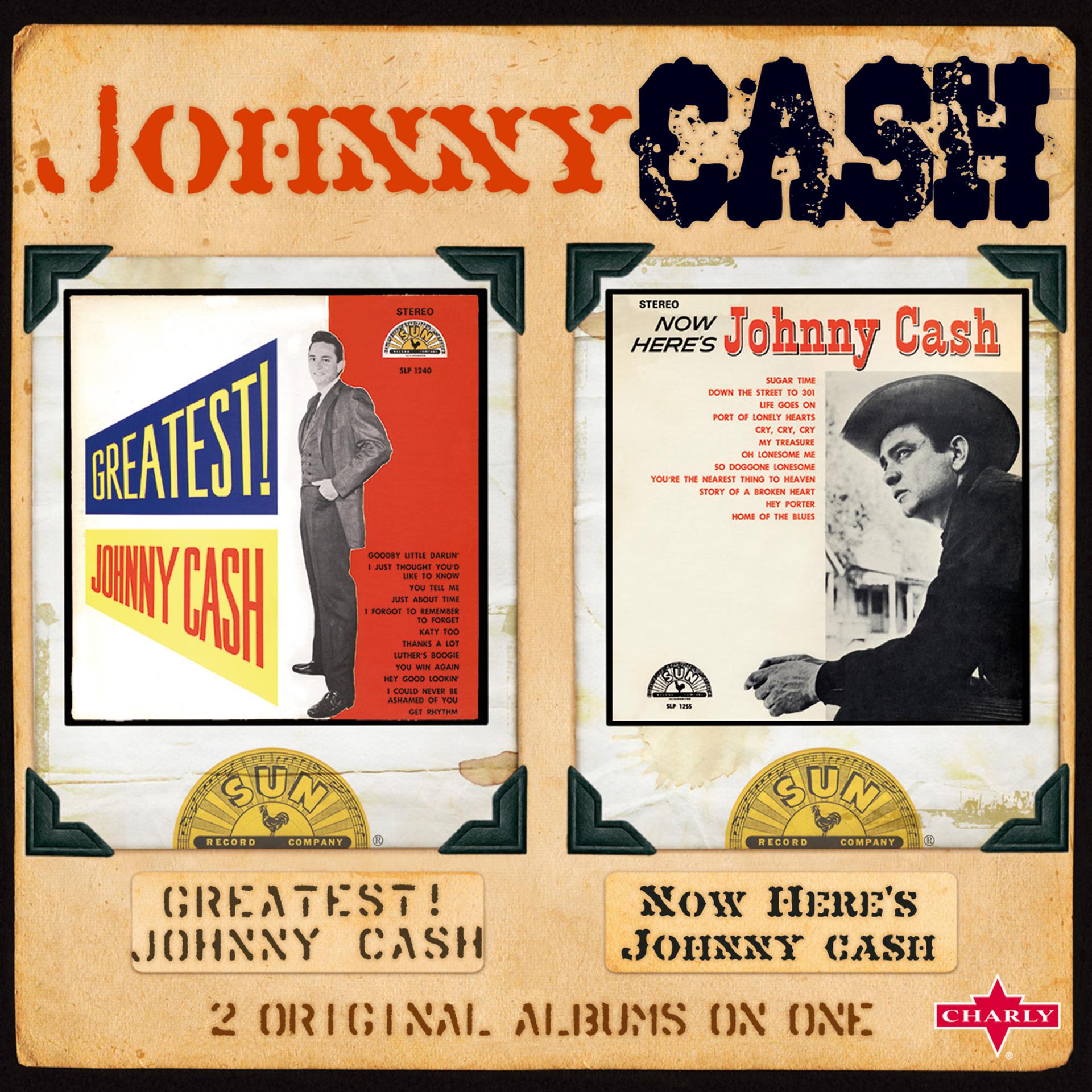 Постер альбома Greatest! Johnny Cash / Now Here's Johnny Cash