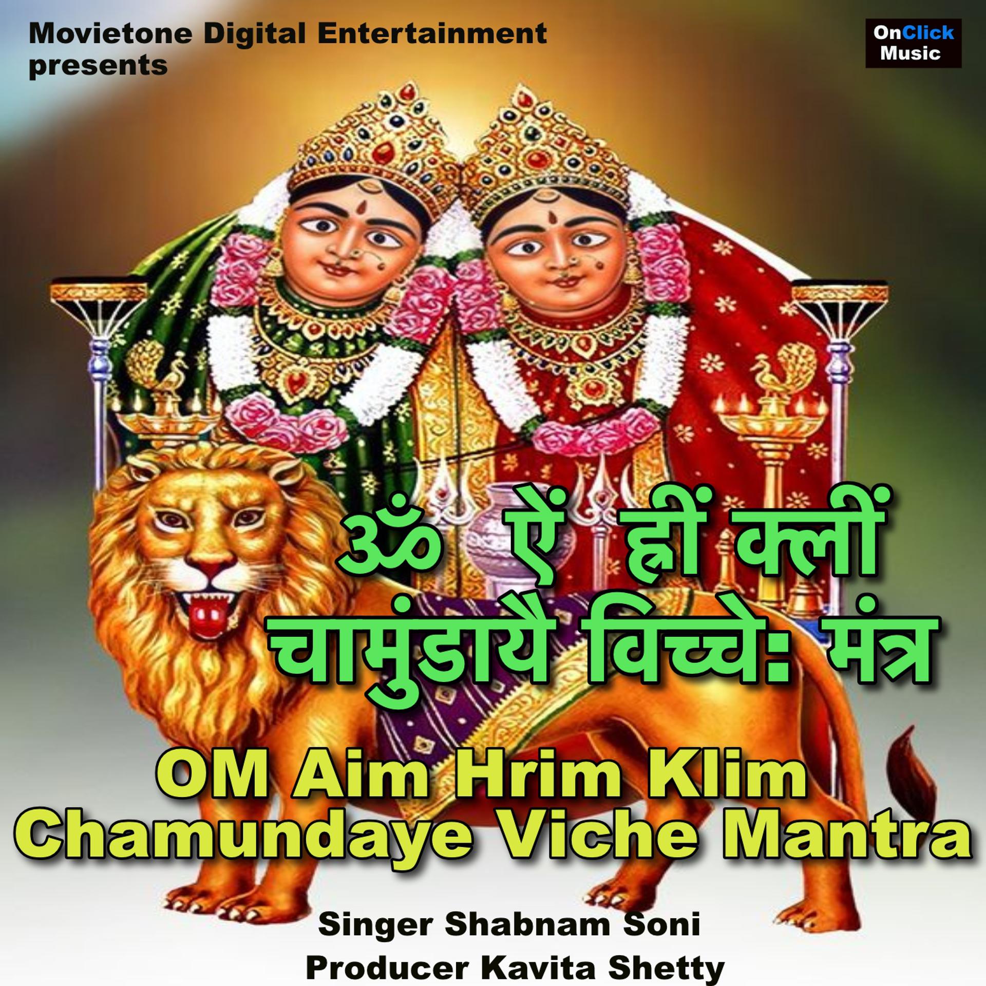 Постер альбома Om Aim Hrim Klim Chamundaye Viche Mantra 108 Times Chanting