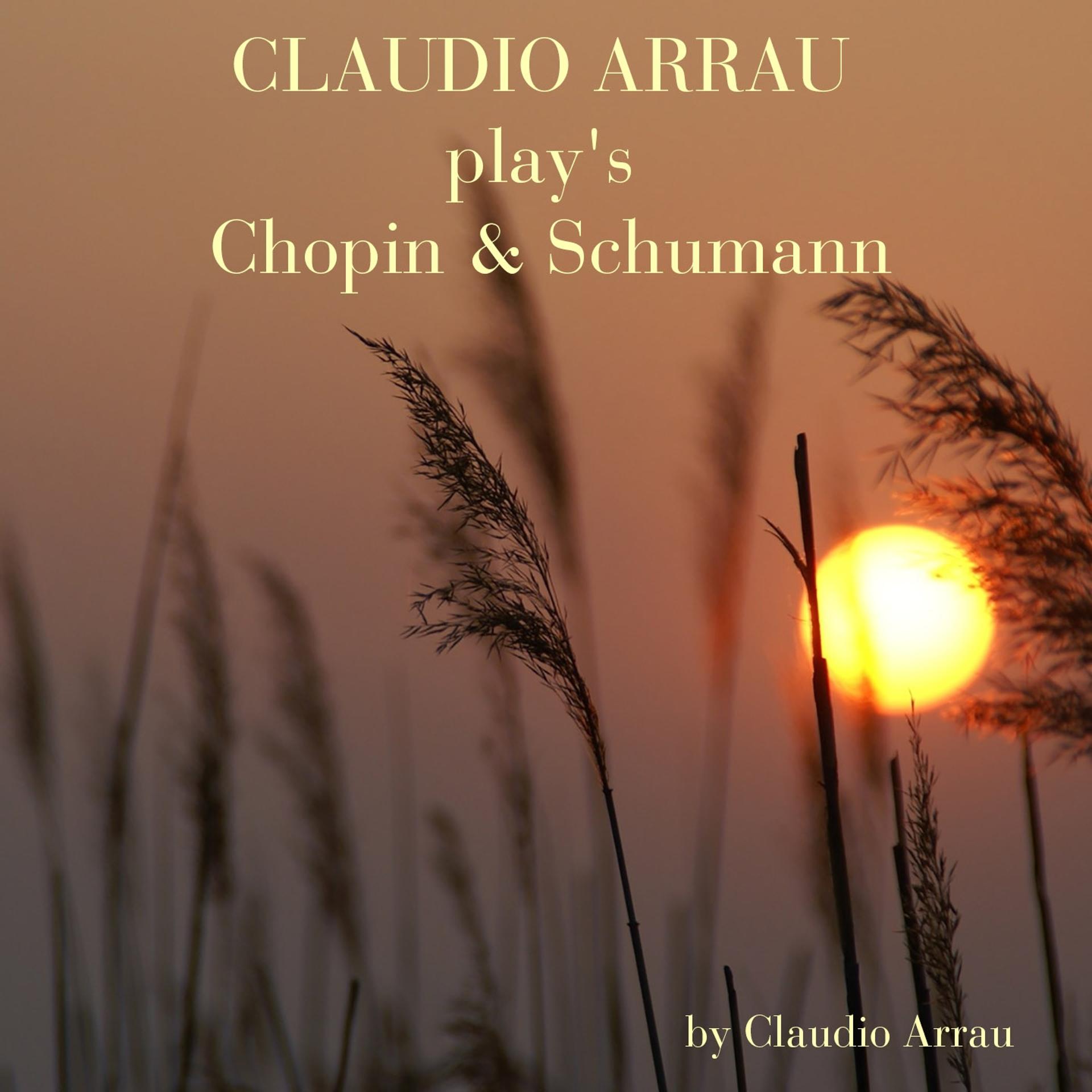 Постер альбома Claudio Arrau Plays Chopin & Schumann