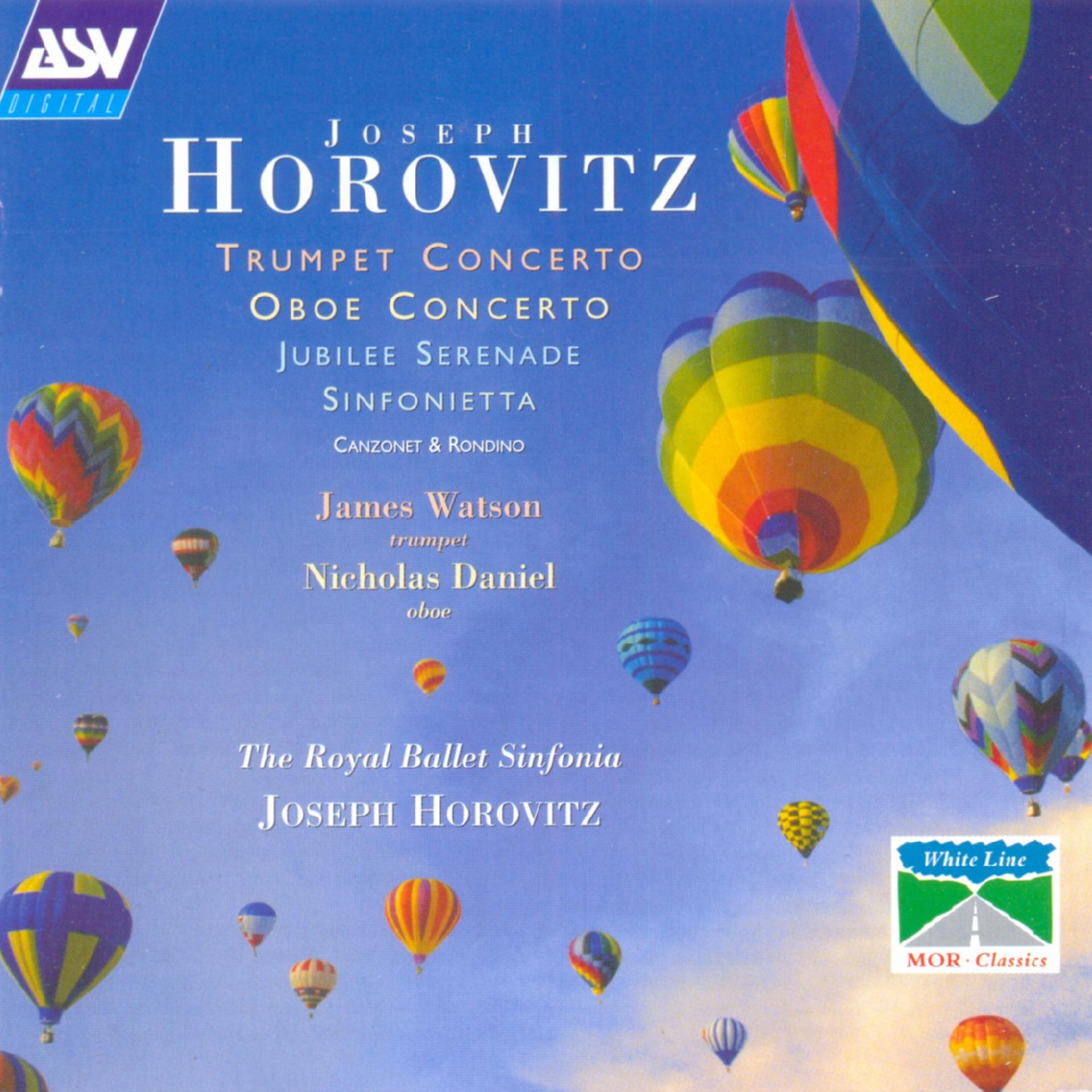 Постер альбома Horovitz: Trumpet Concerto; Oboe Concerto; Jubilee Serenade; Sinfonietta