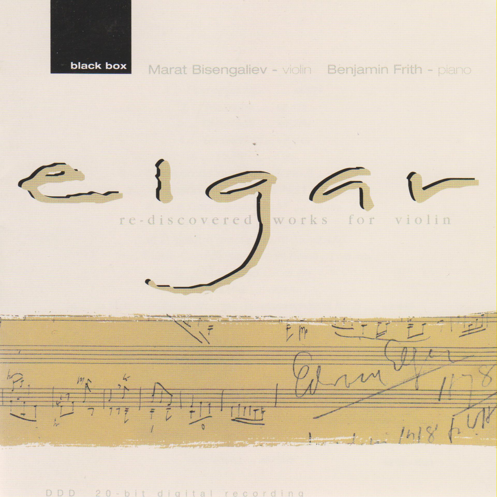 Постер альбома Elgar: Re-discovered works for violin