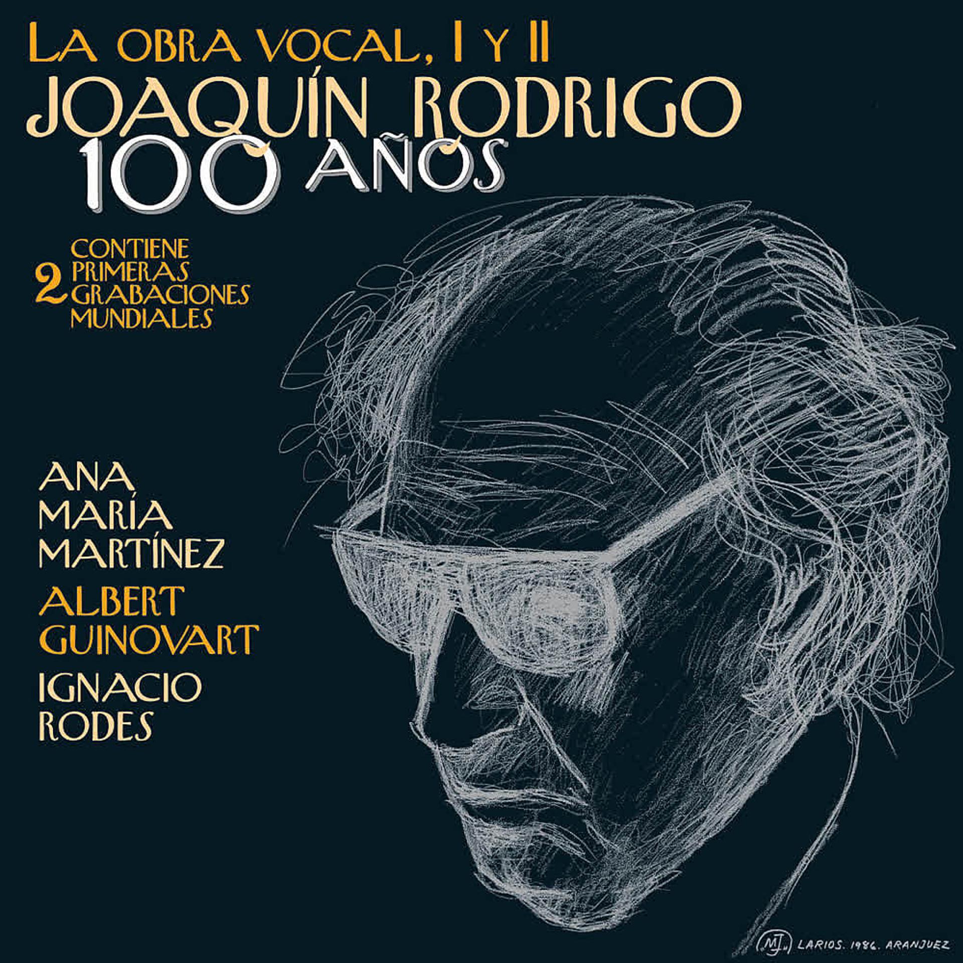 Постер альбома Joaquín Rodrigo. Obra Vocal II