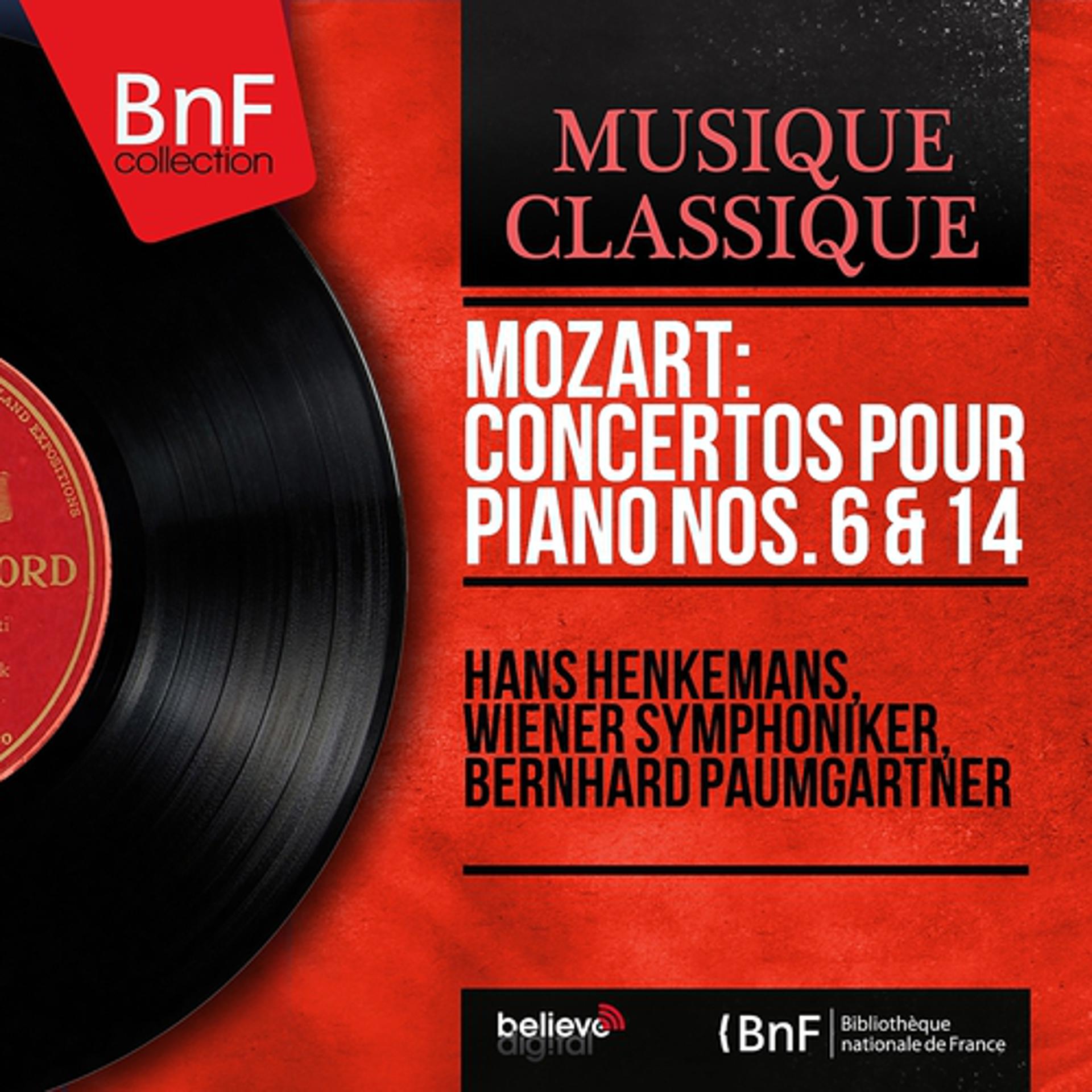 Постер альбома Mozart: Concertos pour piano Nos. 6 & 14 (Mono Version)