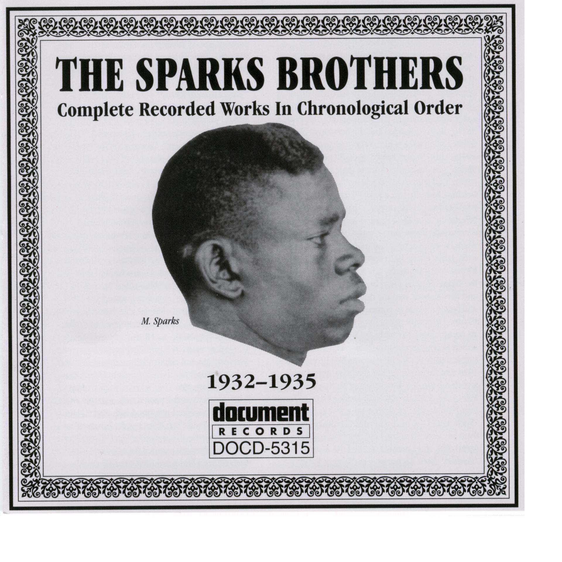 Постер альбома The Sparks Brothers 1932-1935