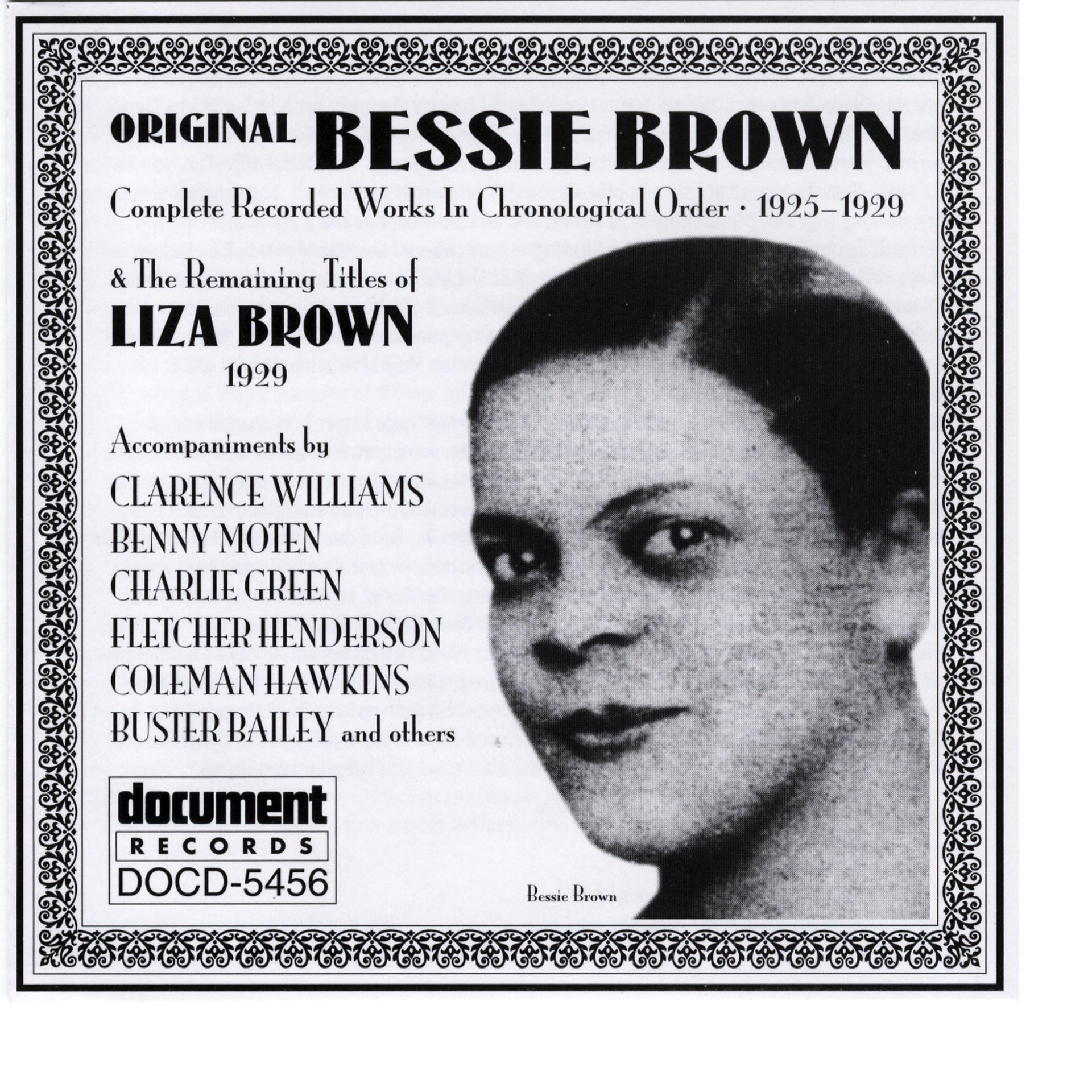 Постер альбома (Original) Bessie Brown (1925-1929) & Liza Brown (1929)