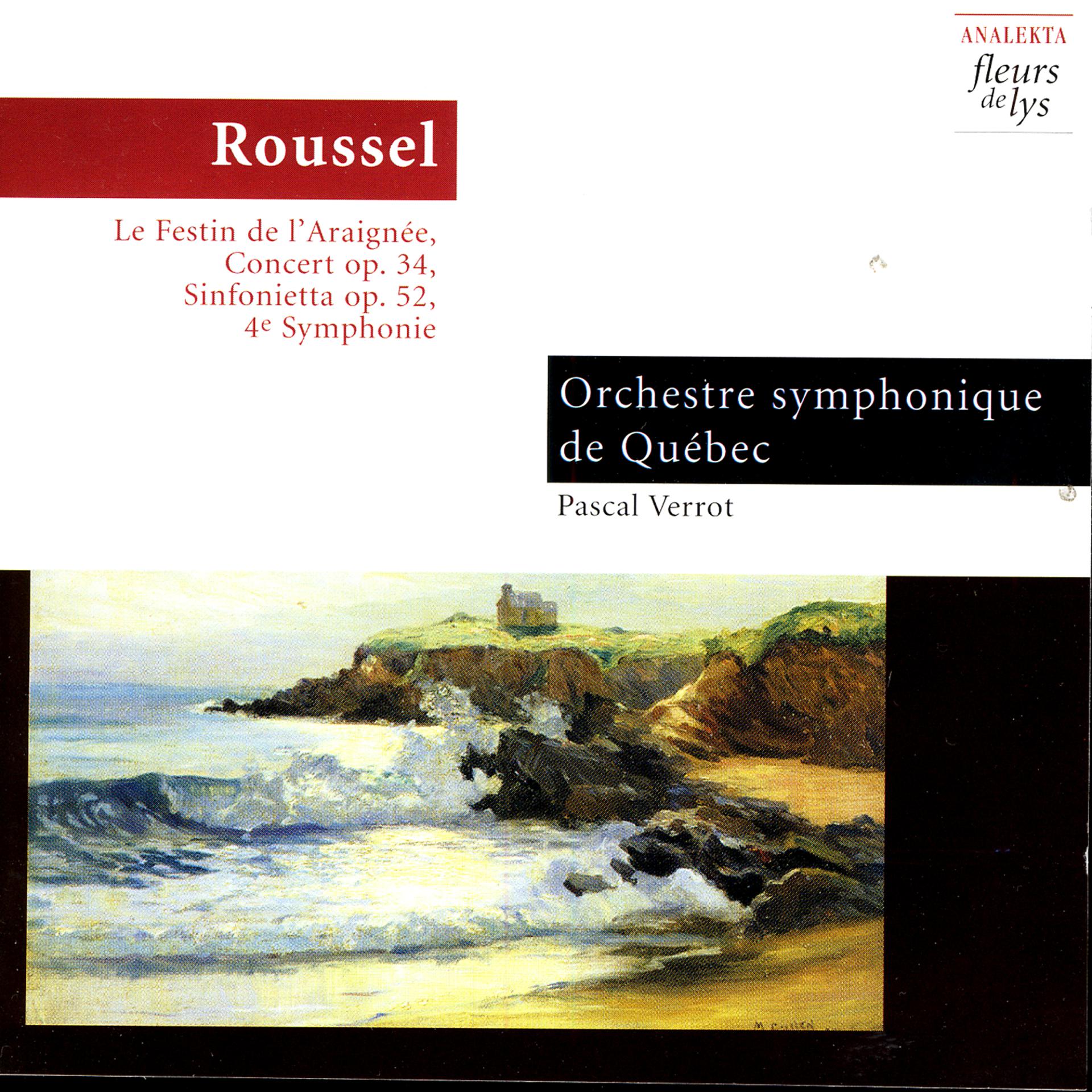 Постер альбома Le festin de l’araignée, Concert Op.34, Sinfonietta Op.52, 4th Symphonie