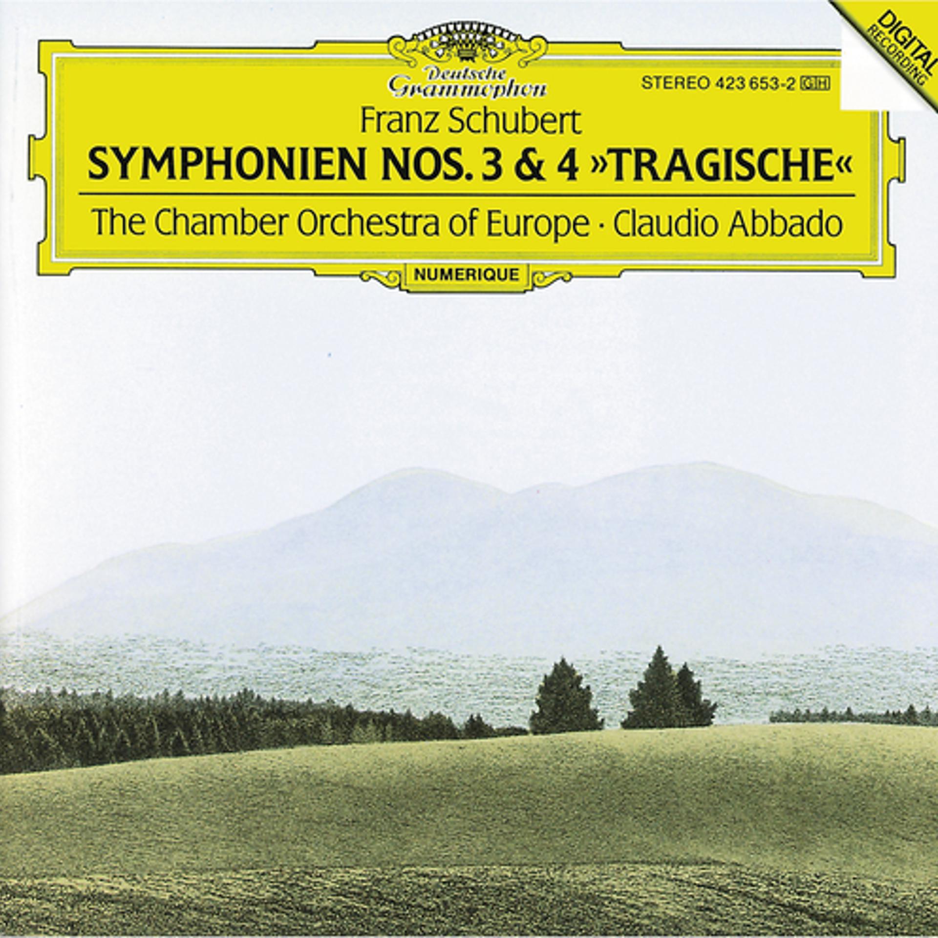 Постер альбома Schubert: Symphonies Nos.3 & 4 "Tragic"
