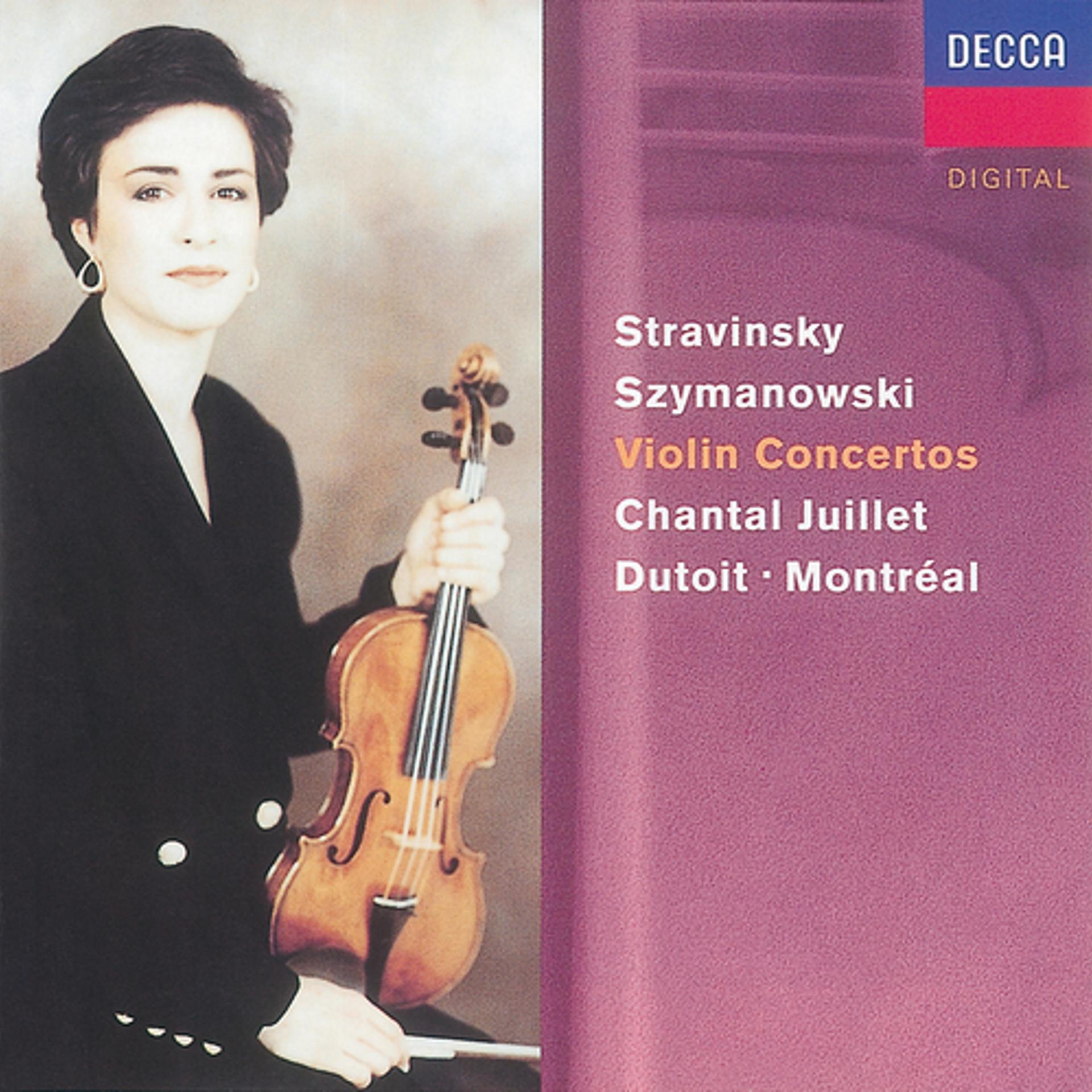 Постер альбома Stravinsky: Violin Concerto//Szymanowski: Violin Concertos Nos. 1 & 2