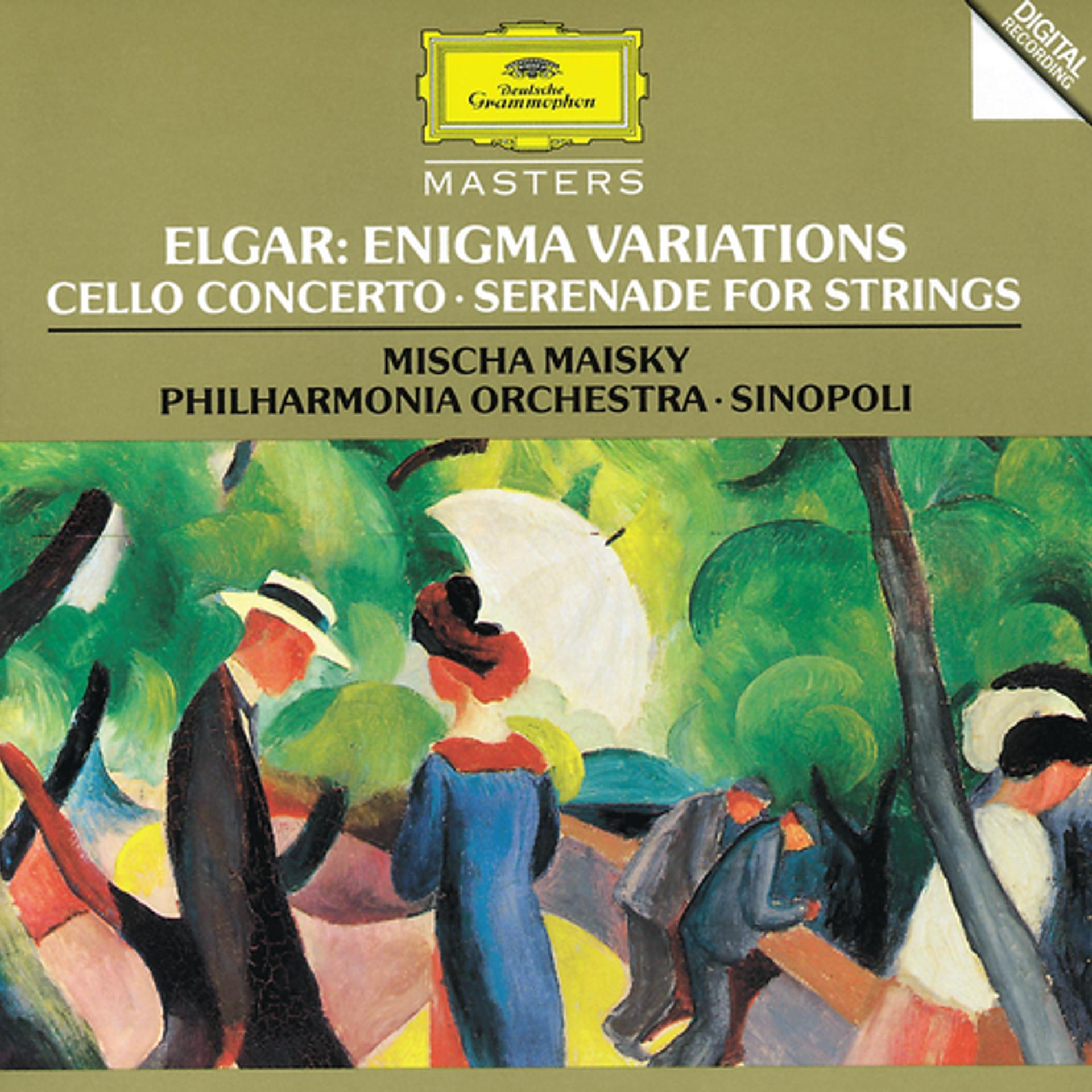 Постер альбома Elgar: Enigma Variations; Cello Concerto; Serenade For Strings