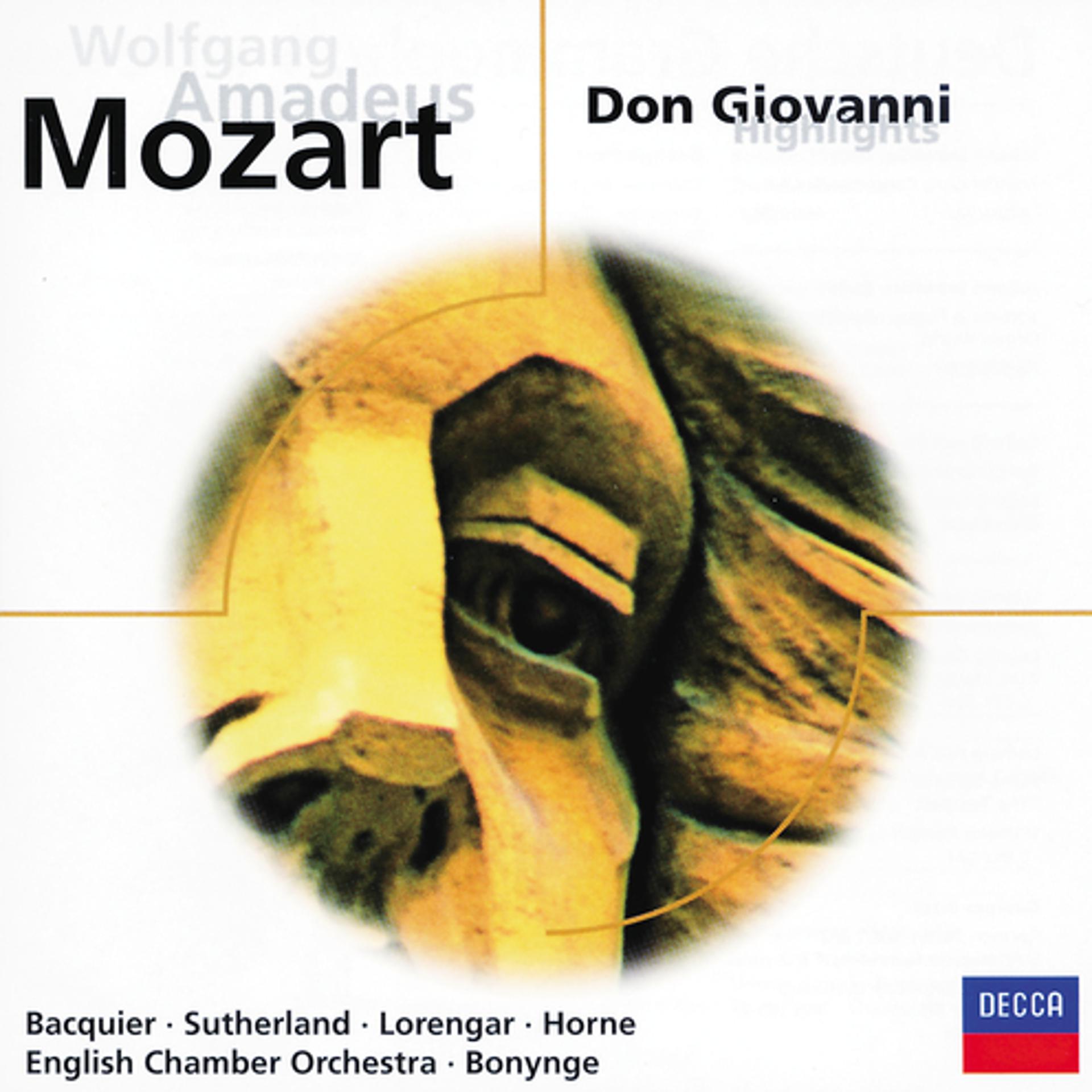 Постер альбома Mozart: Don Giovanni - highlights