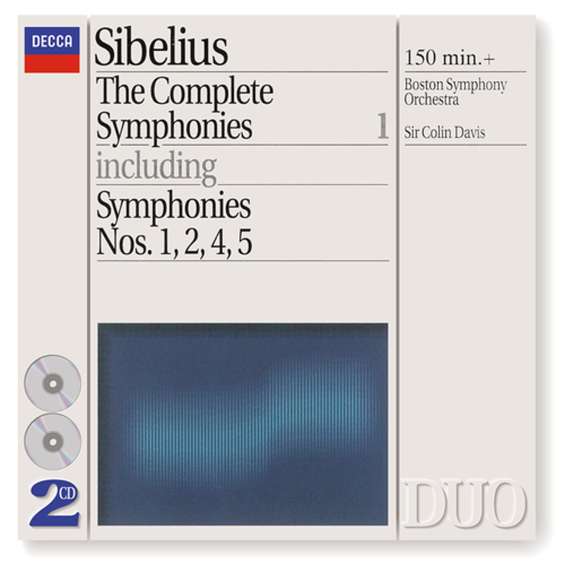 Постер альбома Sibelius: The Complete Symphonies, Vol.1