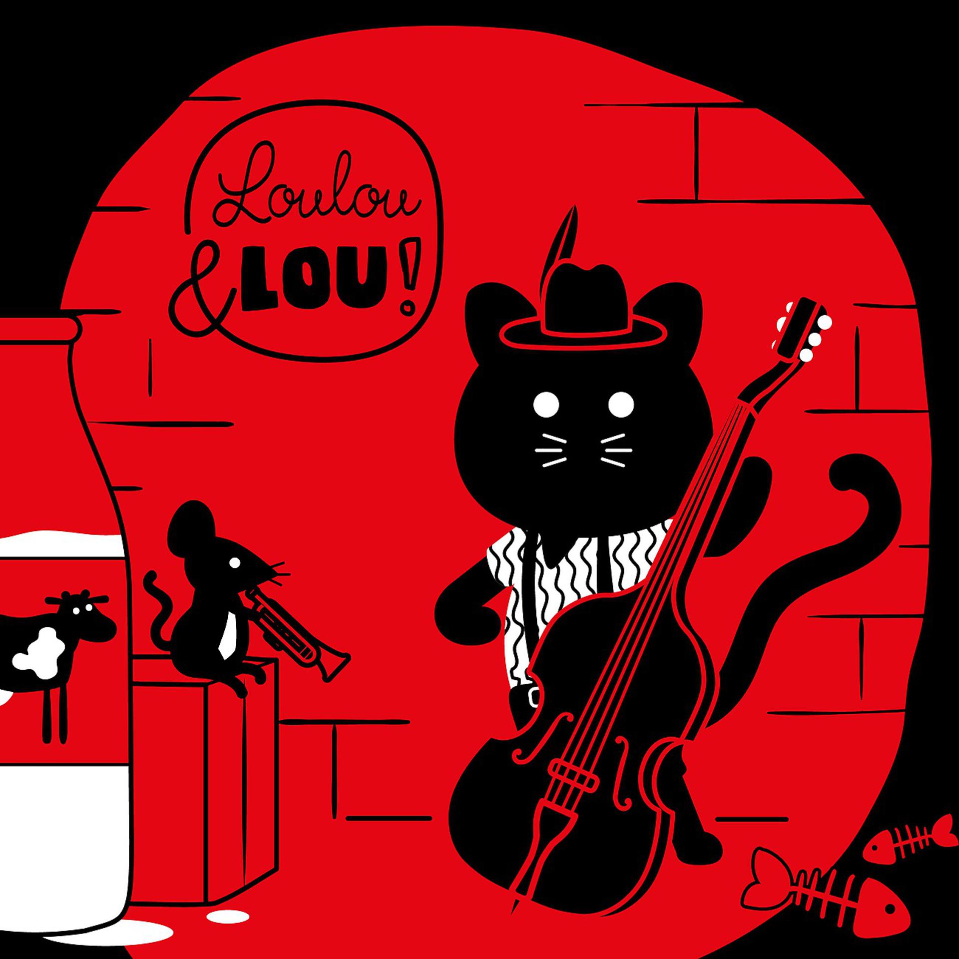 Постер альбома موسیقی کودکانه گربه جاز از لوئیس