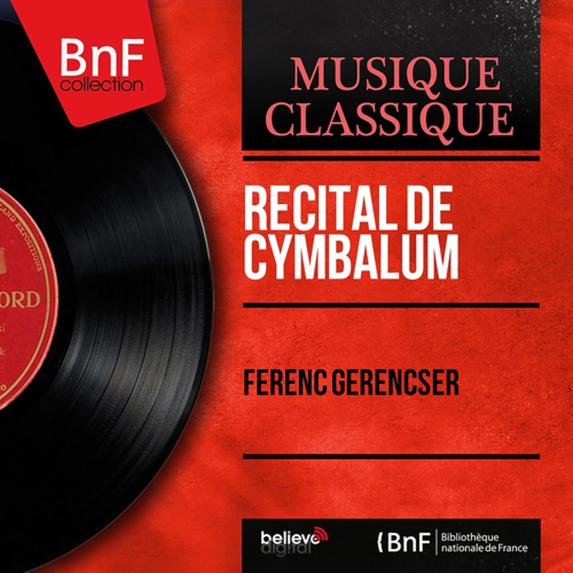 Постер альбома Récital de cymbalum (Mono Version)