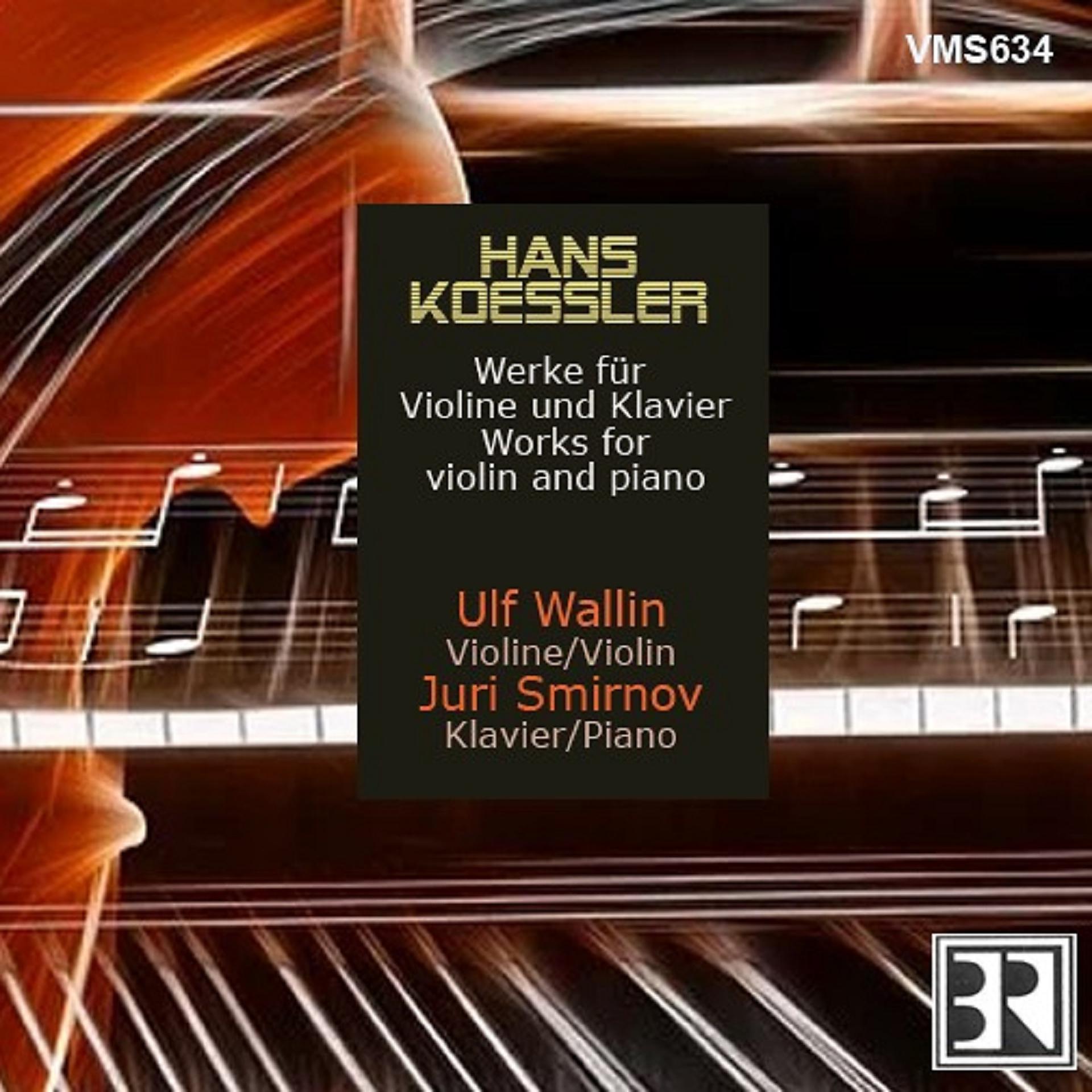 Постер альбома Koessler - Works for Violin and Piano