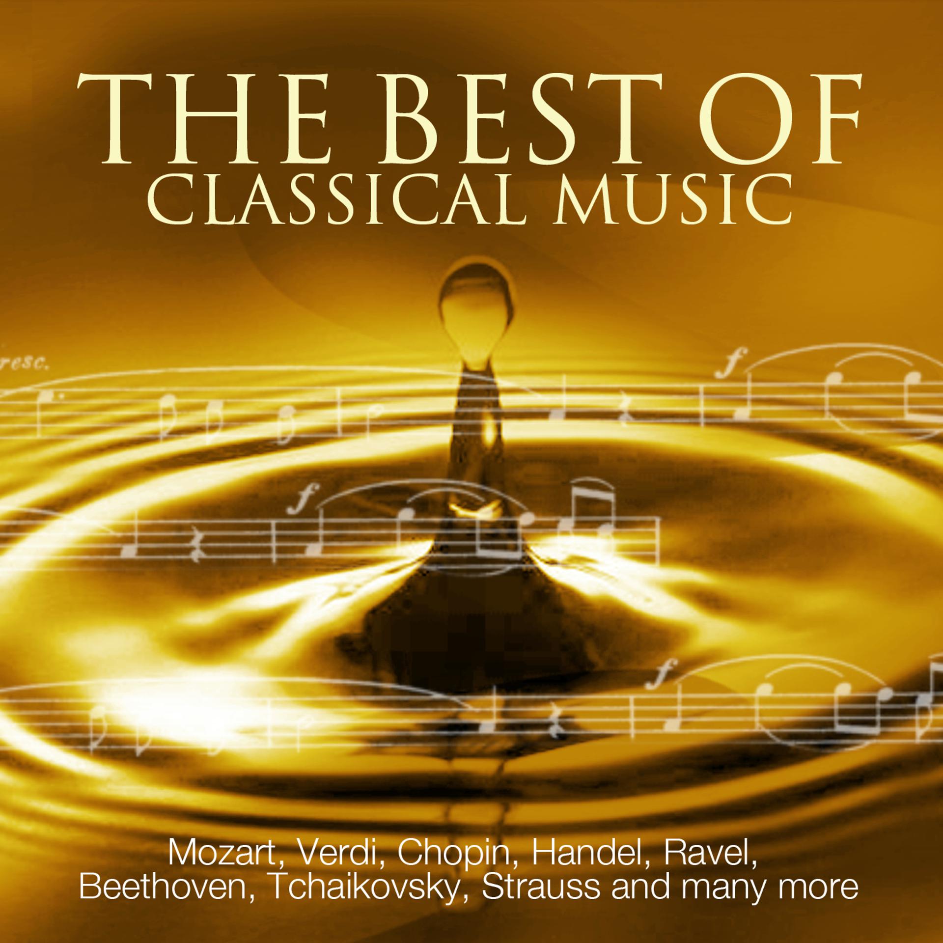 Постер альбома The Best Of Classical Music - Mozart, Beethoven, Dvorak, Grieg, Chopin, Wagner, Tchaikovsky, Handel, Strauss and many more