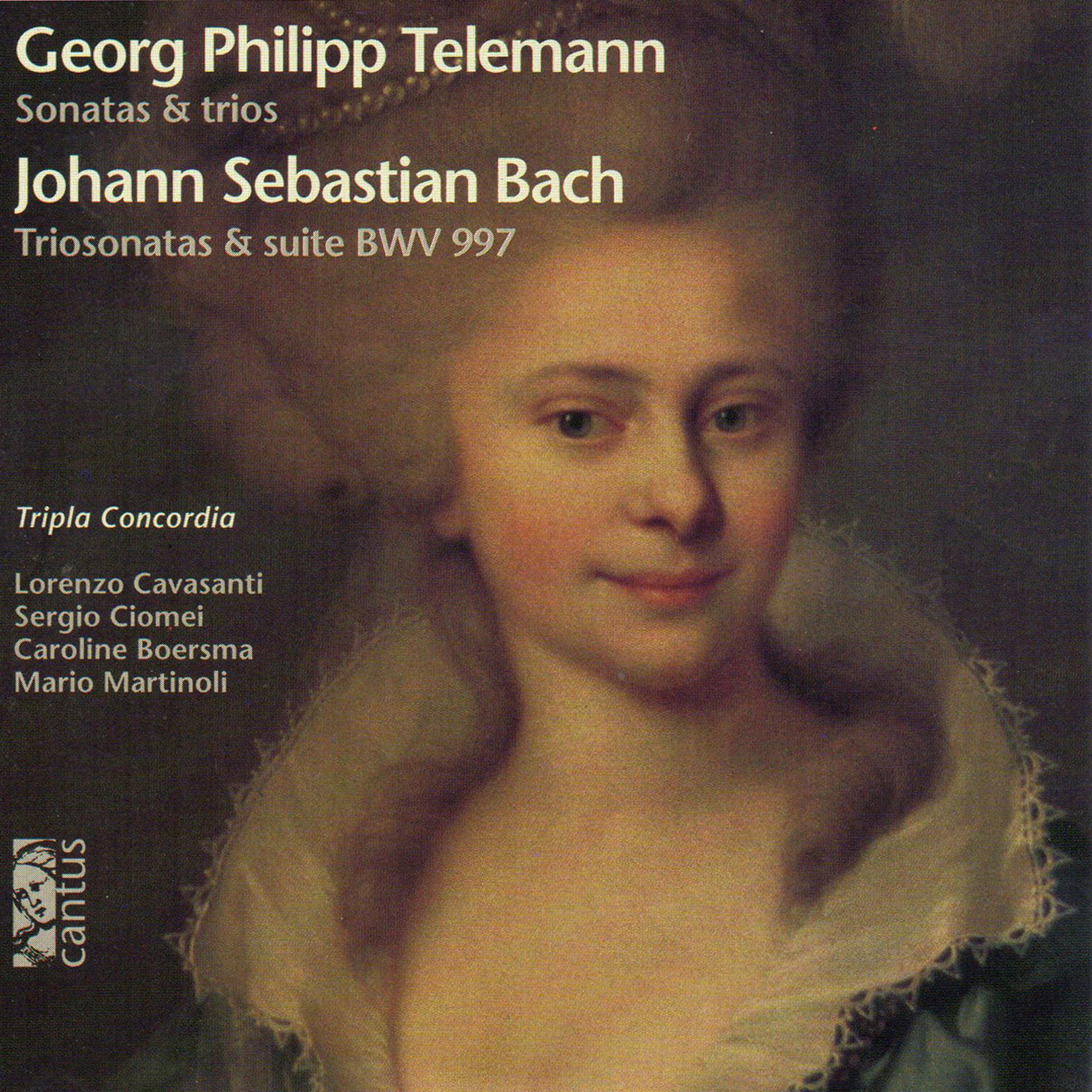 Постер альбома Telemann: Sonatas & Trios – Bach: Trio Sonatas & Suite, BWV 997