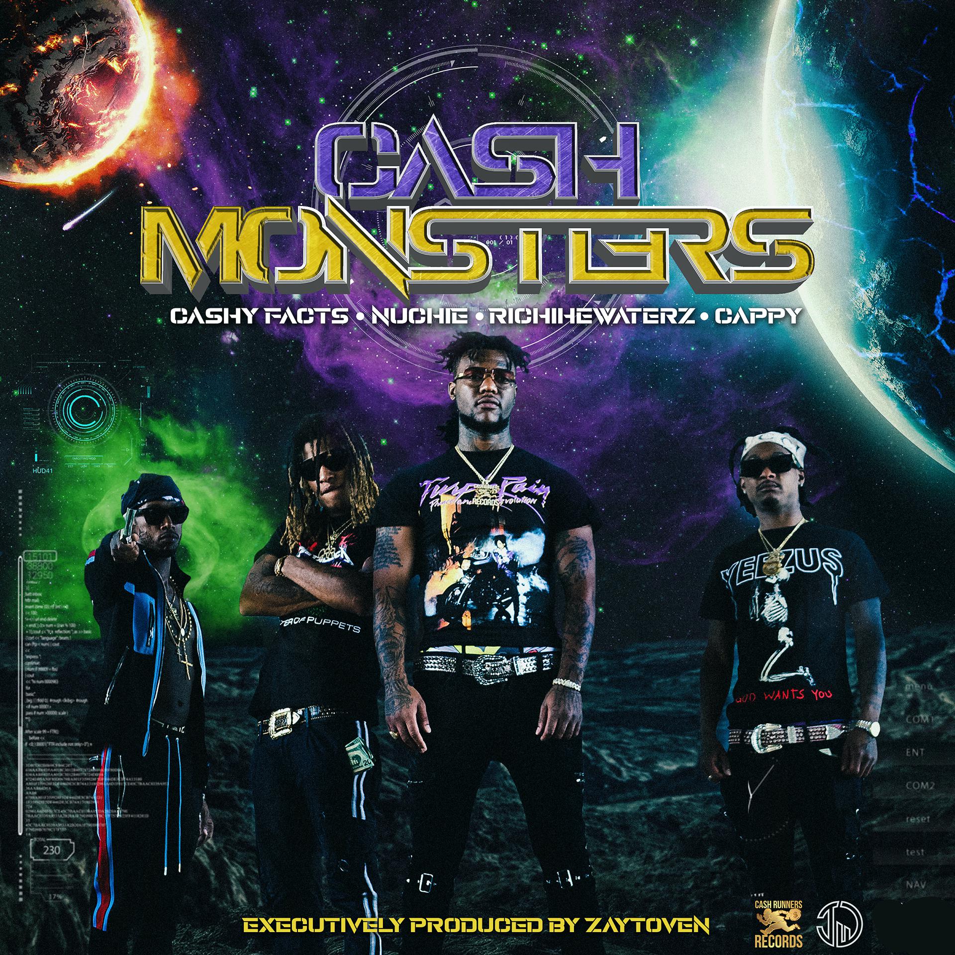 Постер альбома Cash Monsters  (feat. RichhieWaterz, Nuchie & Cappy)