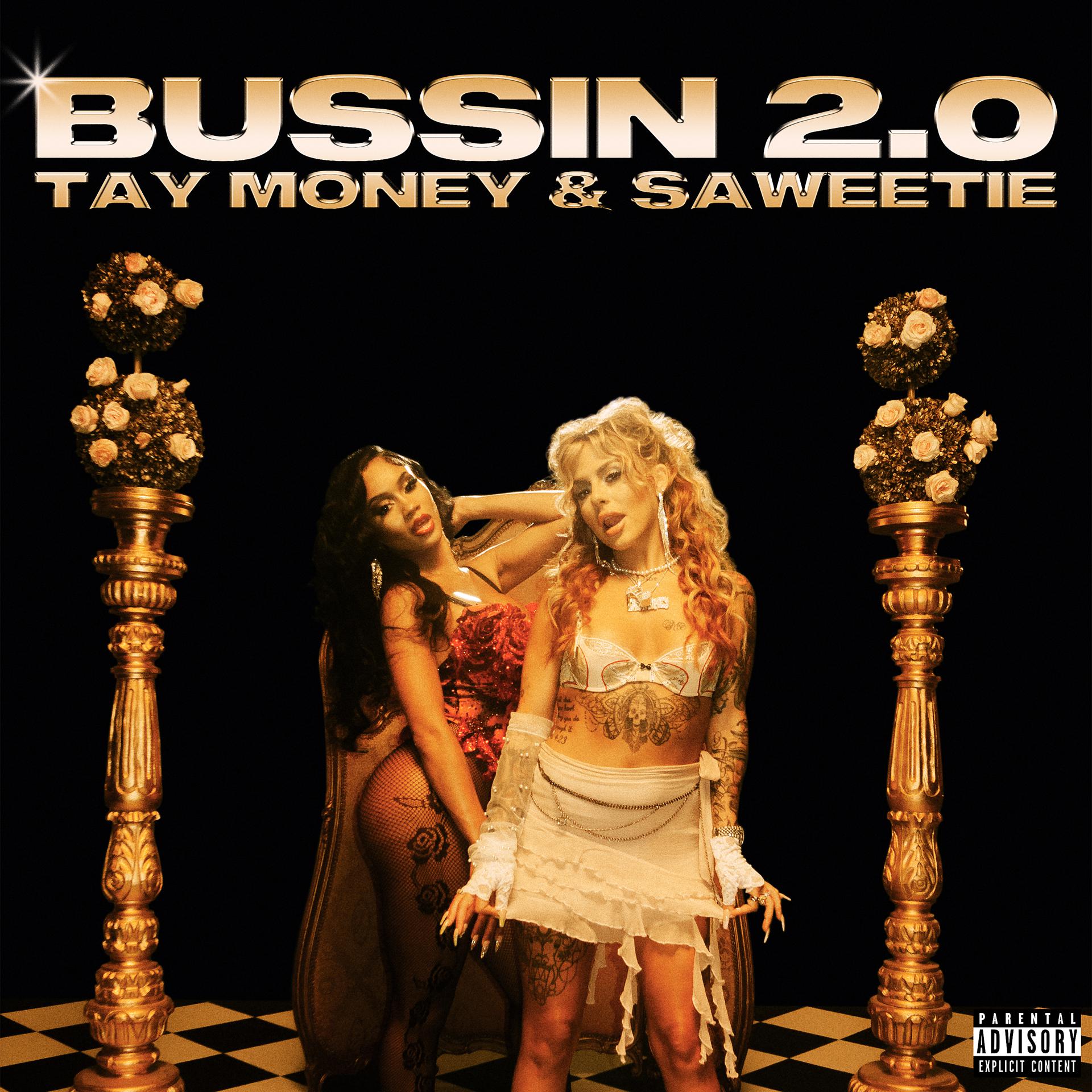 Постер к треку Tay Money, Saweetie - Bussin 2.0