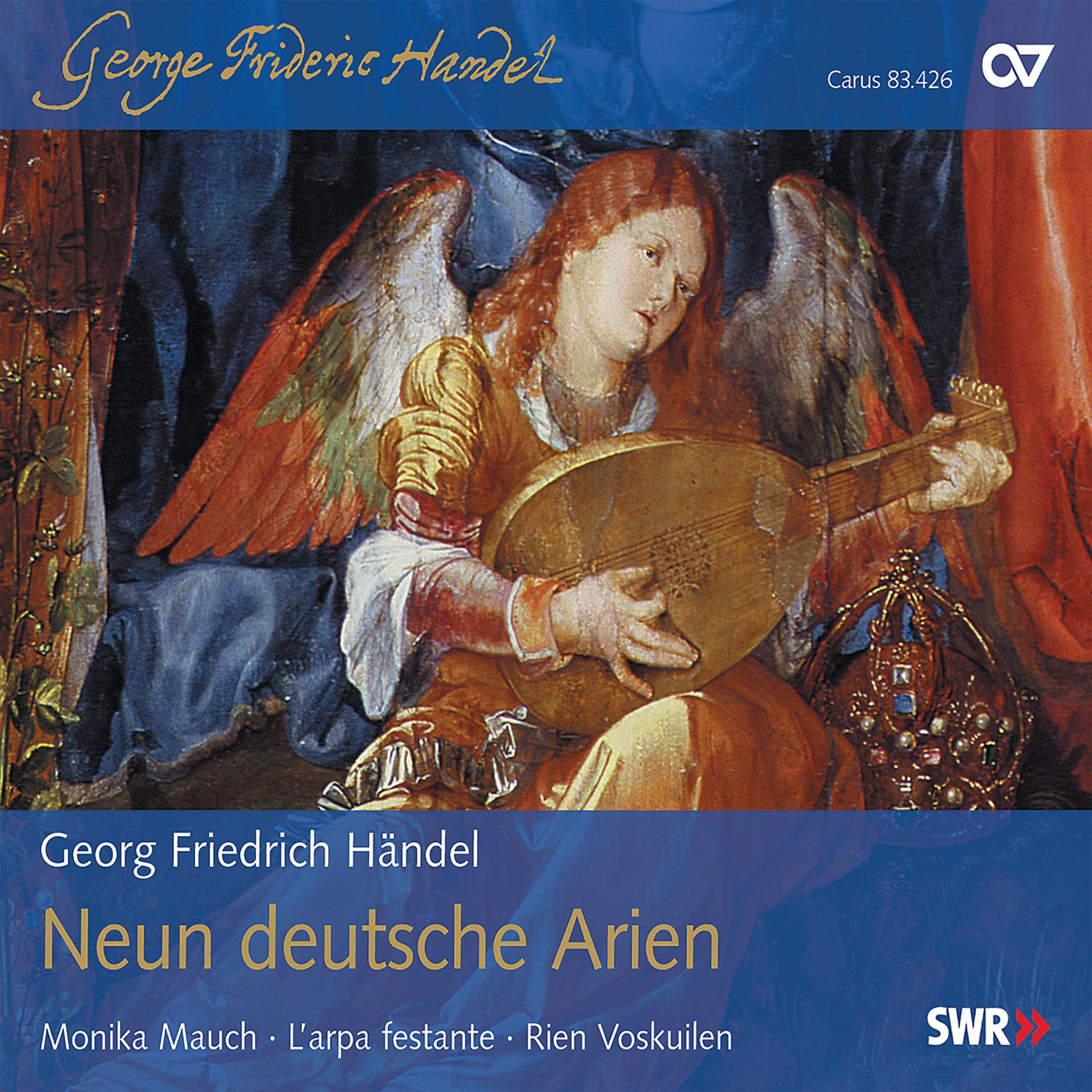 Постер альбома Handel: 9 German Arias, HWV 202-210