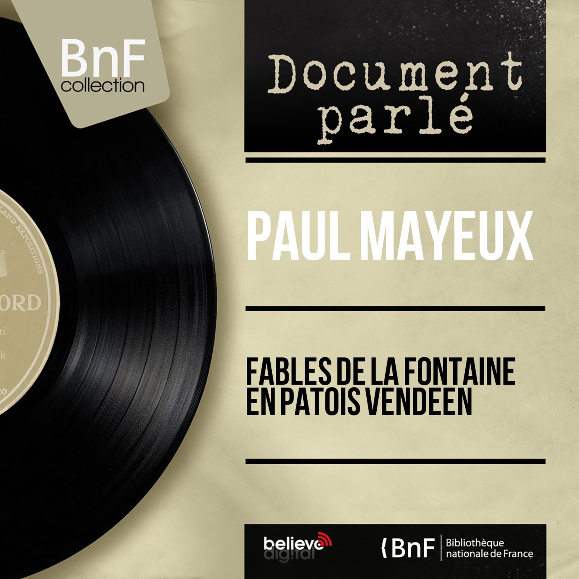 Постер альбома Fables de la Fontaine en patois vendéen