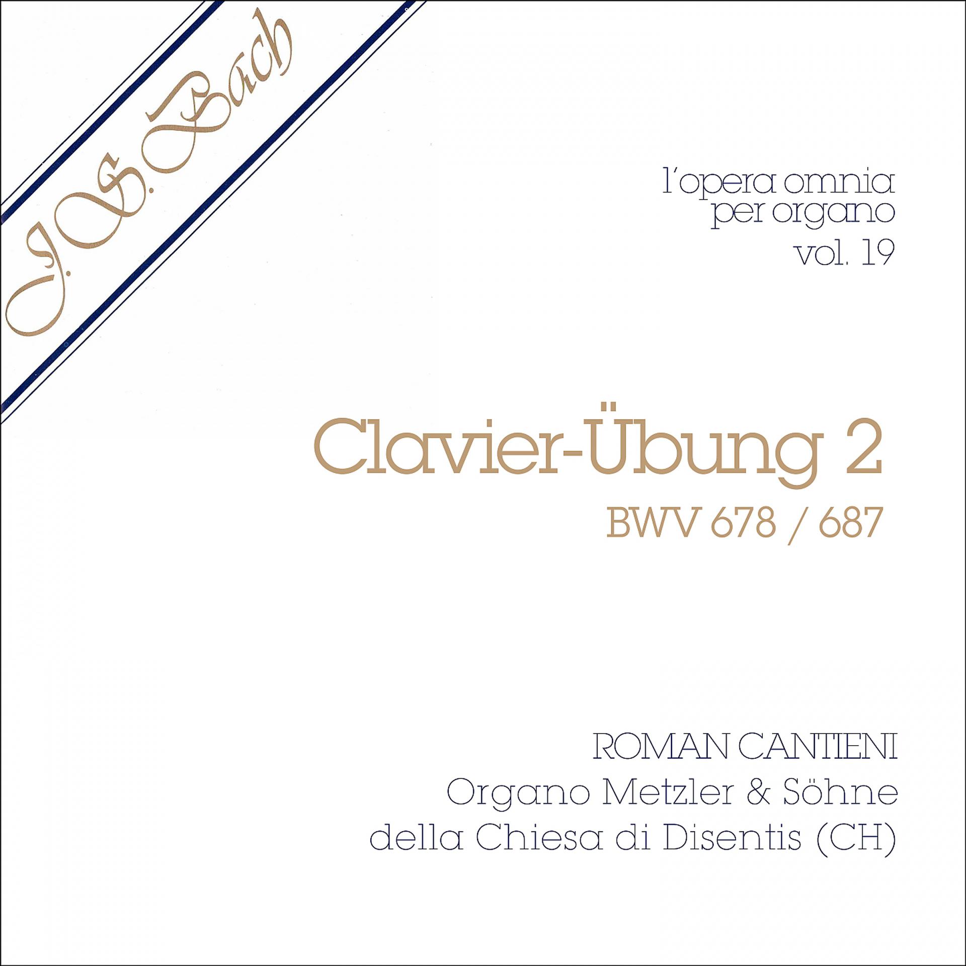 Постер альбома J.S. Bach - opera omnia Per organo, Vol. 19