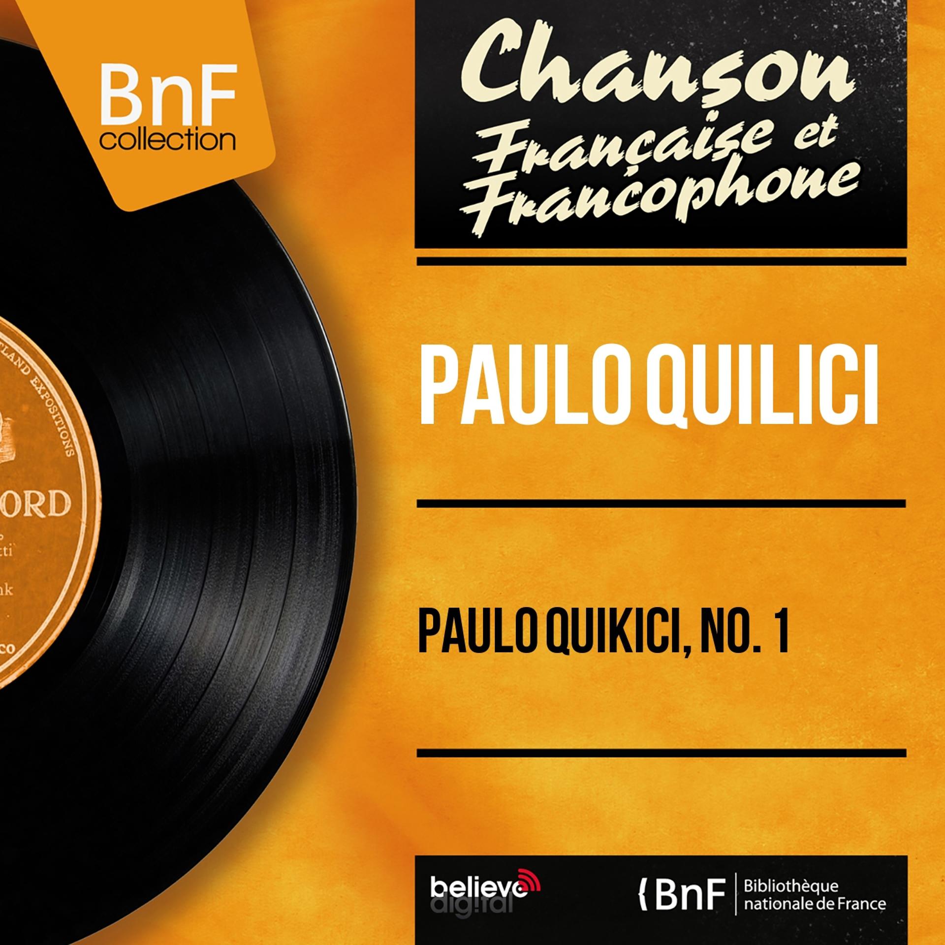 Постер альбома Paulo Quikici, no. 1 (Mono Version)