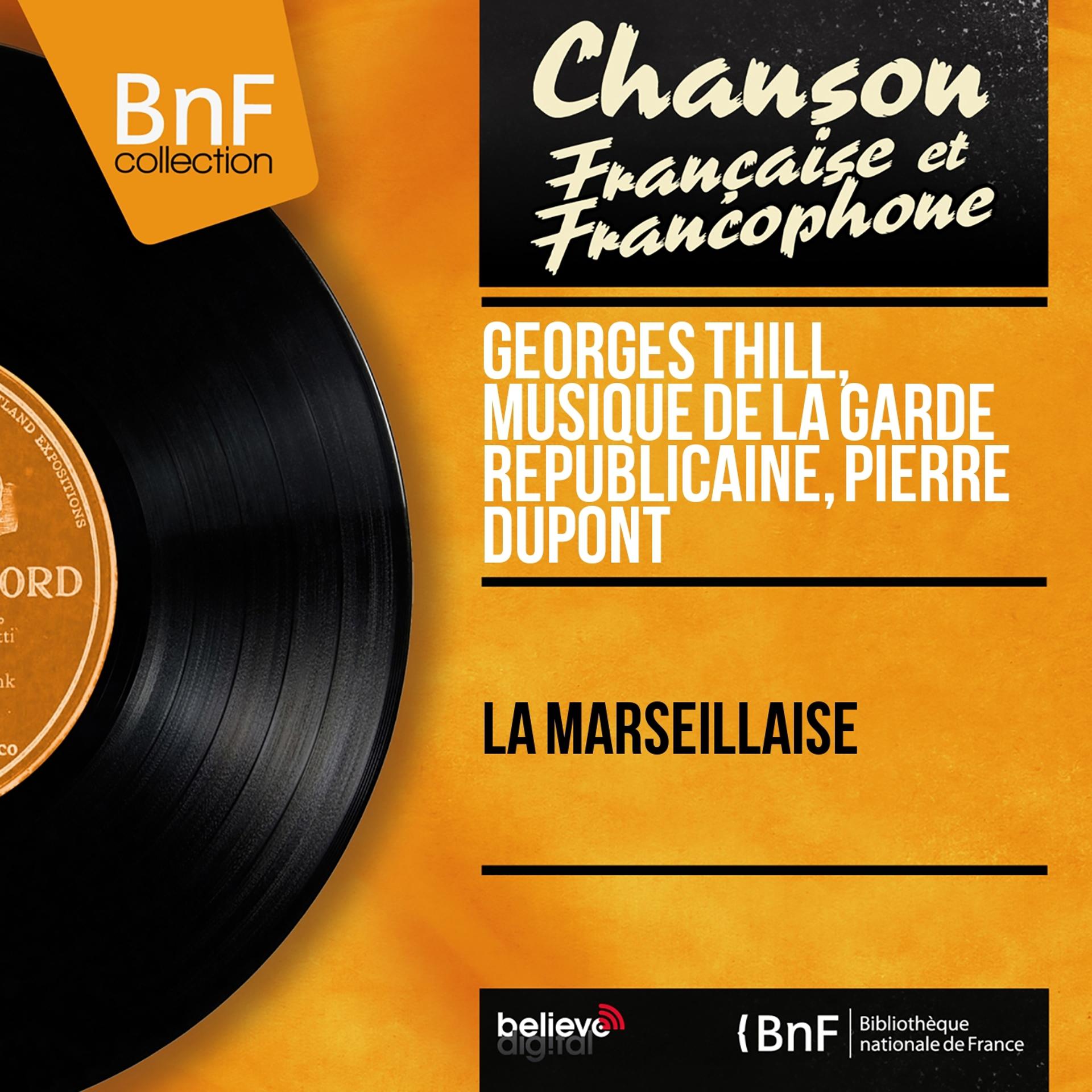 Постер альбома La Marseillaise (Mono Version)