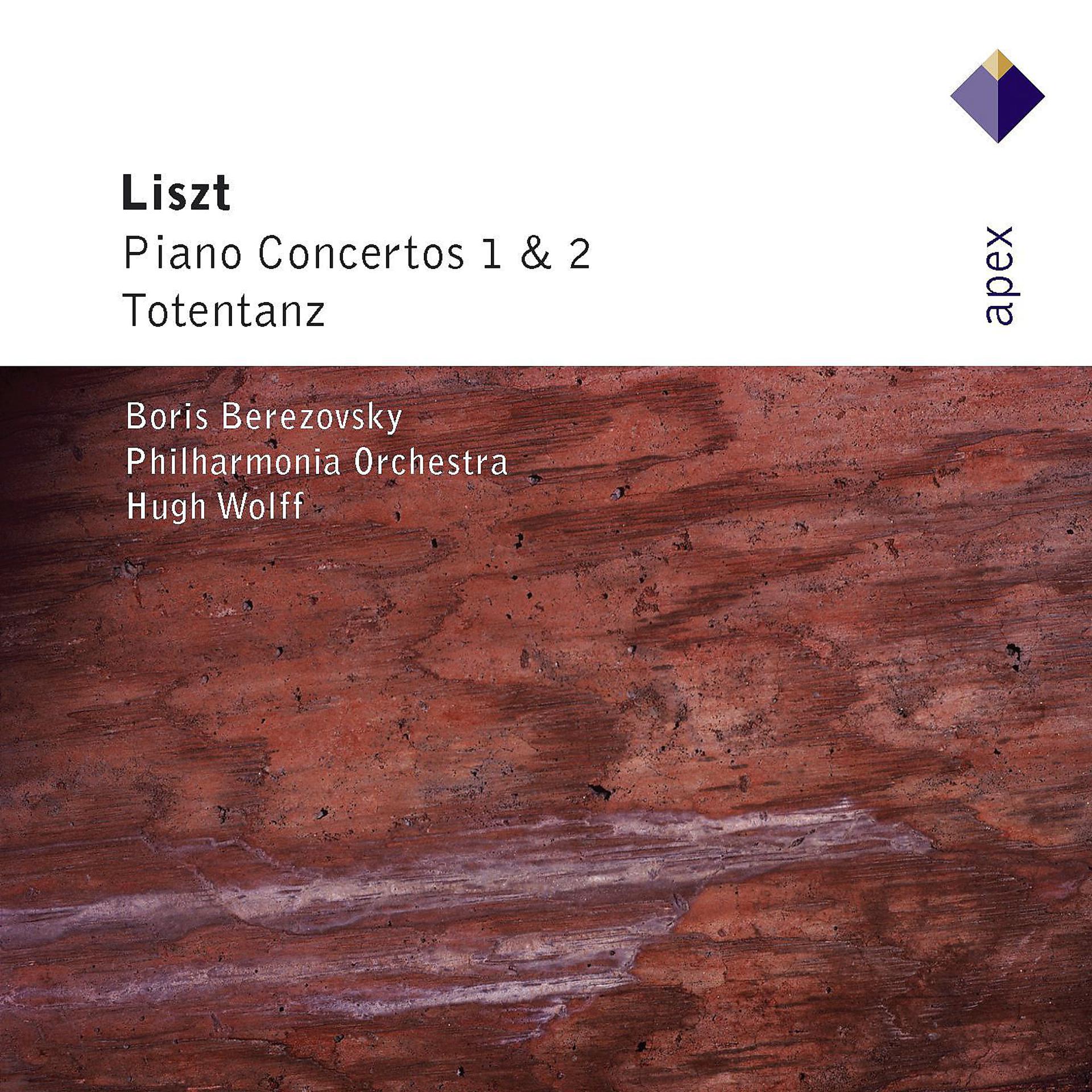 Постер альбома Liszt : Piano Concertos Nos 1, 2 & Totentanz  -  Apex