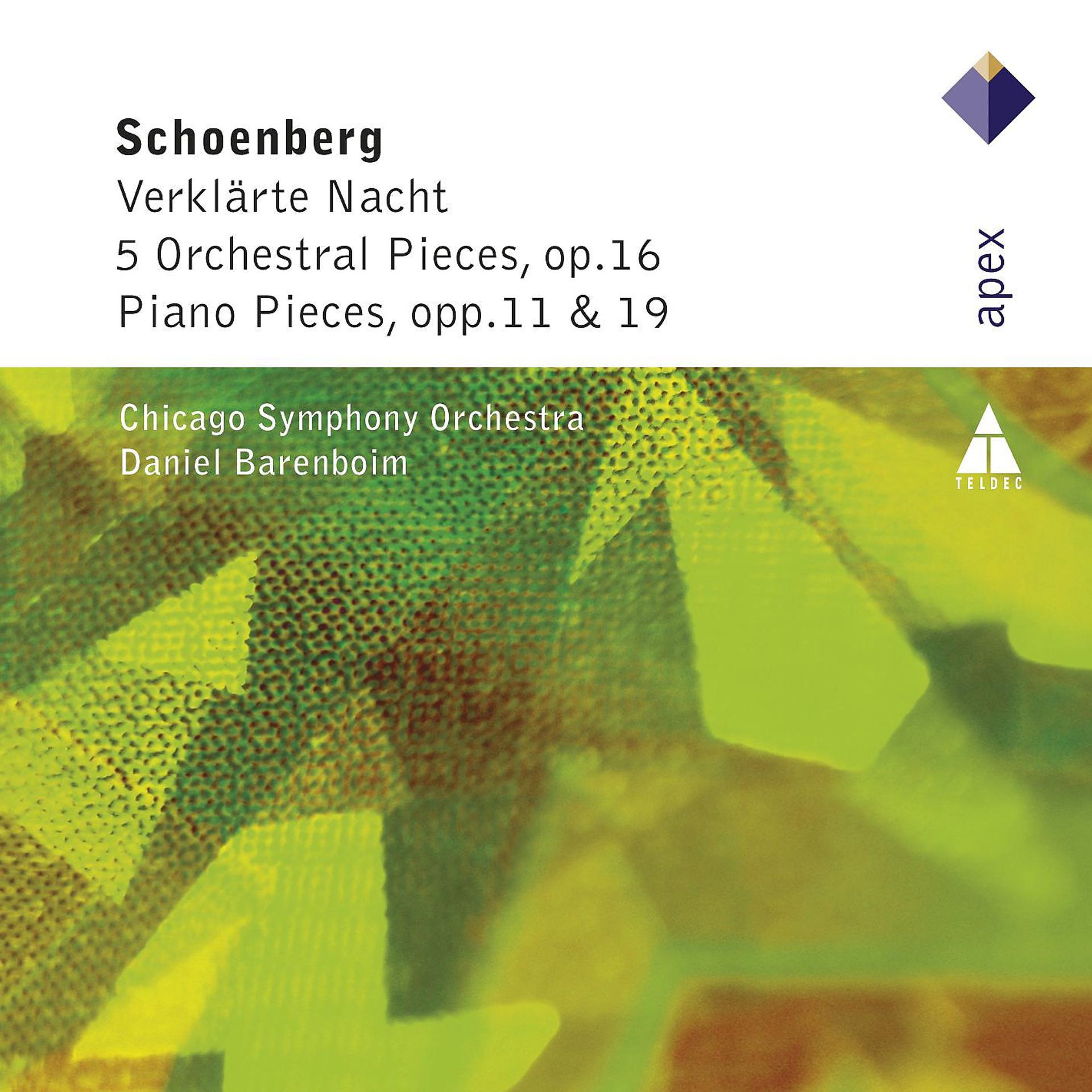 Постер альбома Schonberg : Verklärte Nacht, 5 Orchestral Pieces & Piano Works