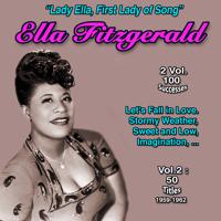Постер альбома "Lady Ella, First Lady of Song": Ella Fitzgerald - 2 Vol. - 100 Successes