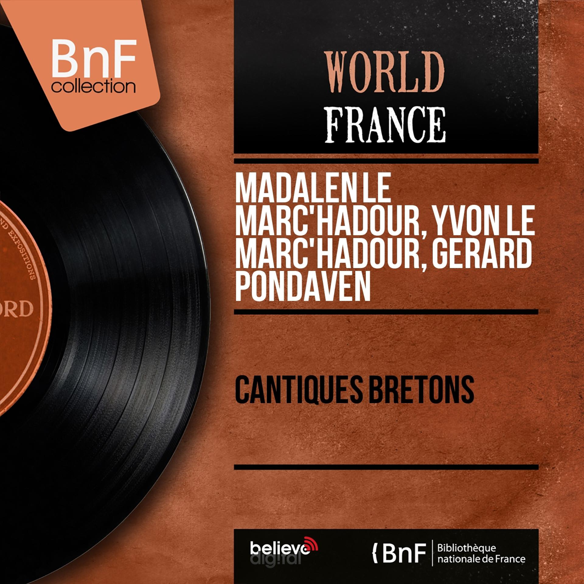 Постер альбома Cantiques bretons (Mono Version)