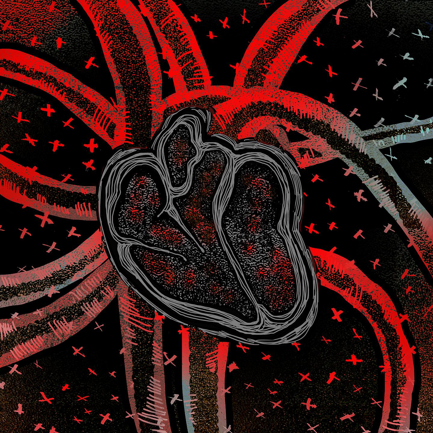 Постер альбома чёрное сердце