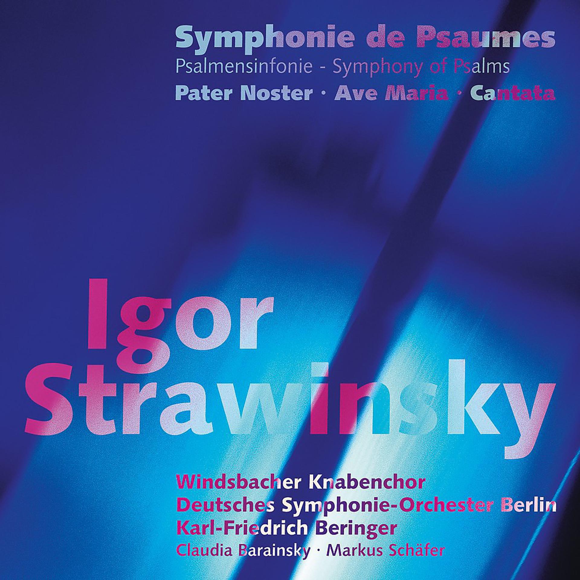 Постер альбома Igor Strawinsky: Symphonie De Psaumes