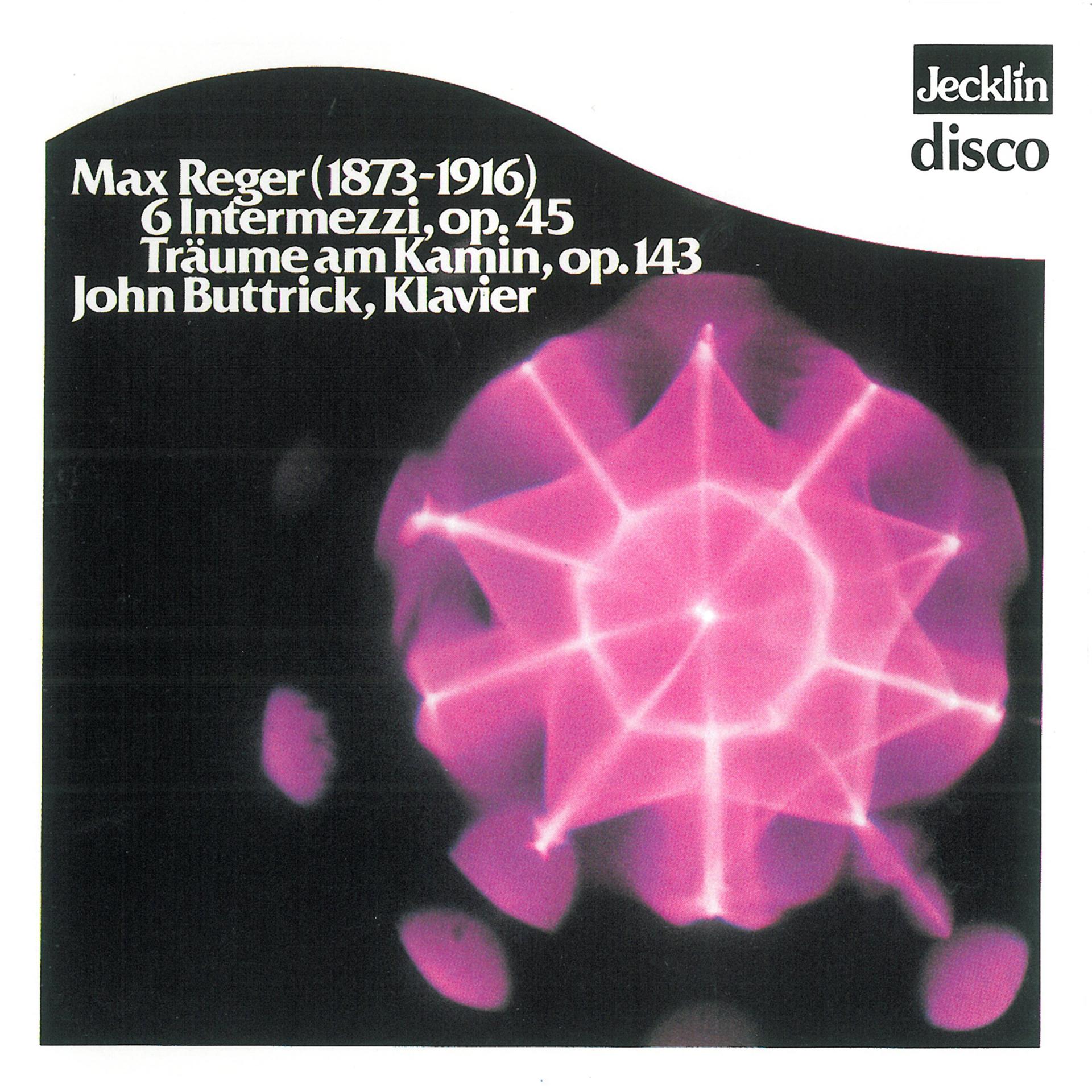 Постер альбома Max Reger: 6 Intermezzi, Op. 45 & Träume am Kamin, Op. 143