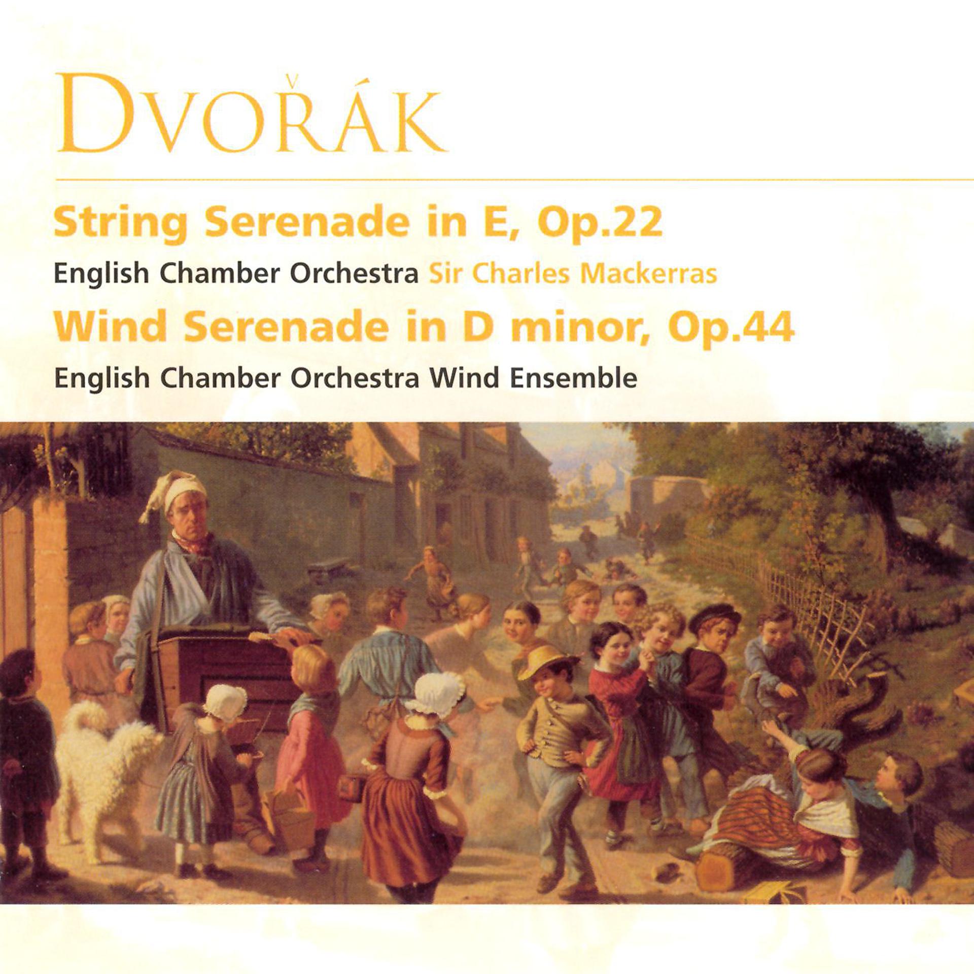 Постер альбома Dvorak - String Serenade in E, Op.22 / Wind Serenade in D minor Op.44