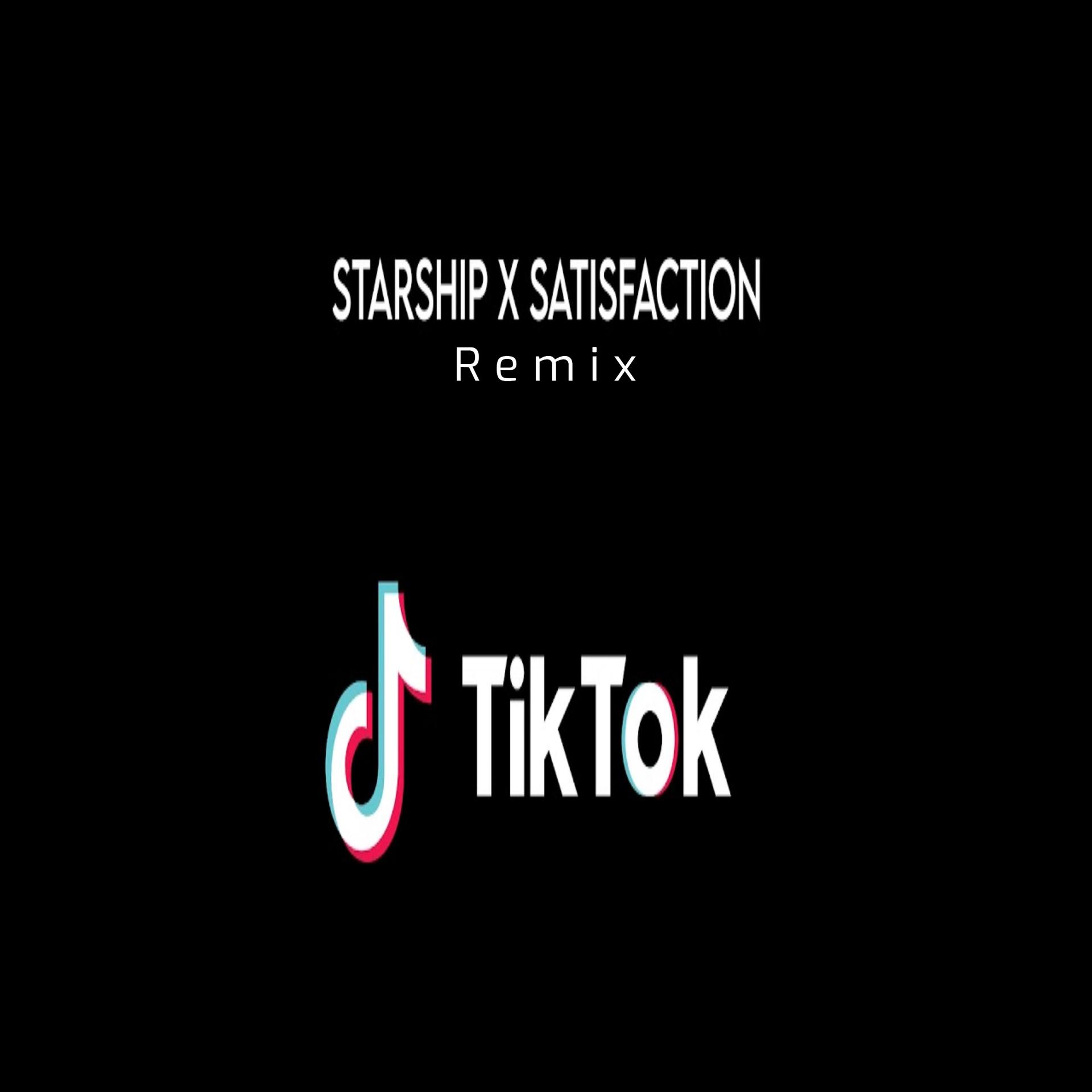 Постер альбома Starhip X Satisfaction Remix Tik Tok