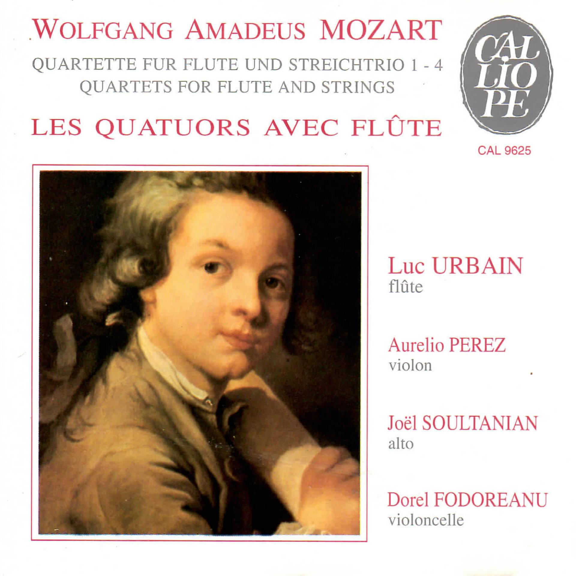 Постер альбома Mozart: Les quatuors avec flûtes