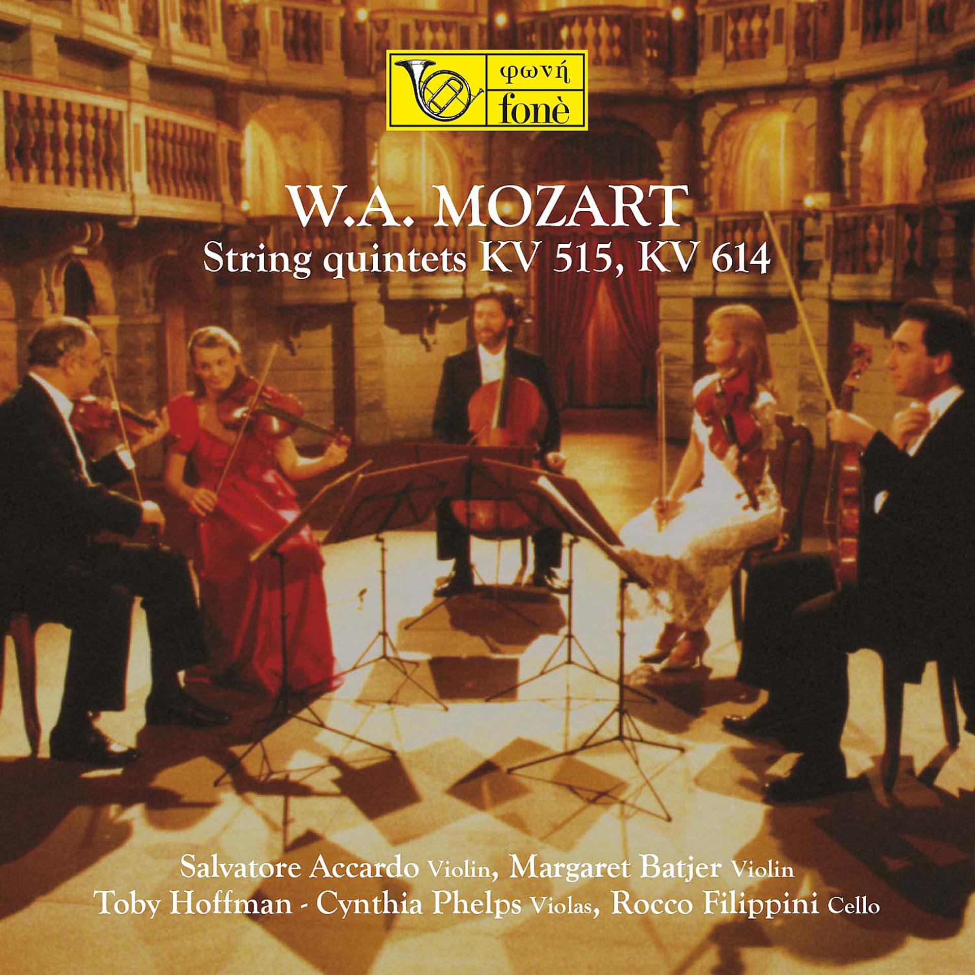 Постер альбома W.A.Mozart String Quintets Kv 515, Kv 614