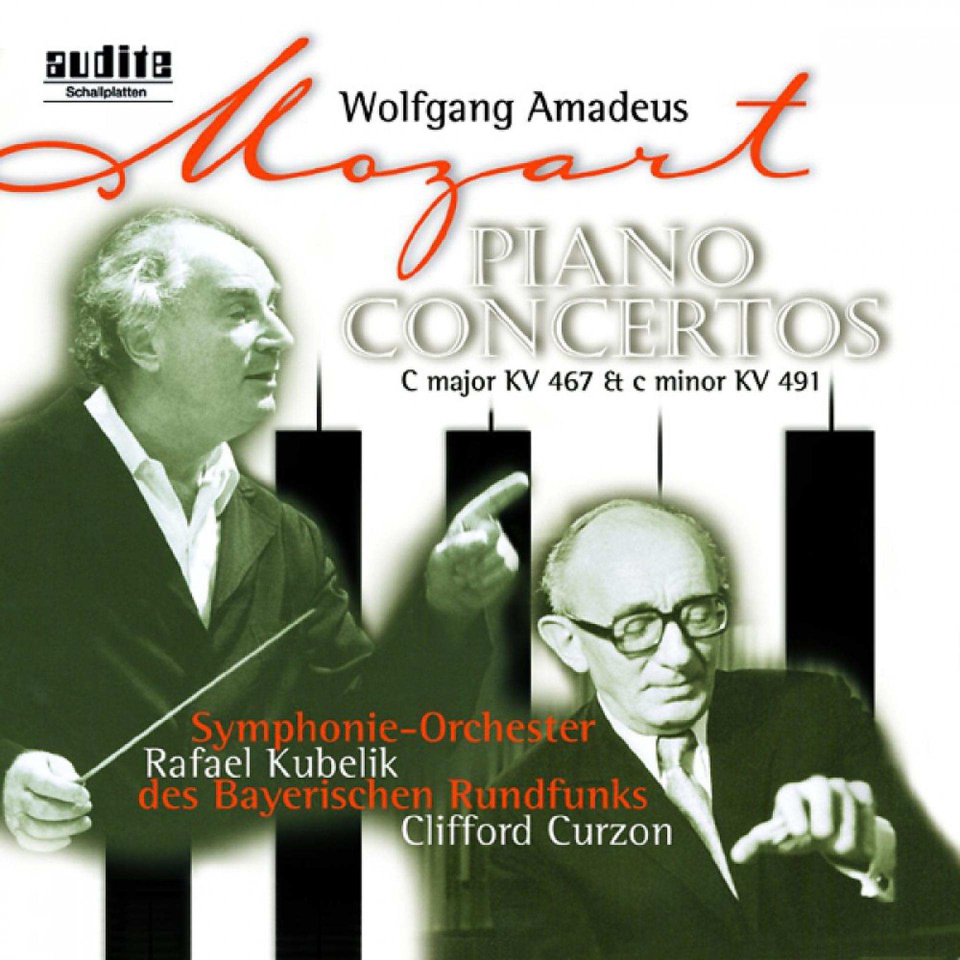 Постер альбома Wolfgang Amadeus Mozart: Piano Concertos No. 21 in C Major, KV 467 & No. 24 in C Minor, KV 491