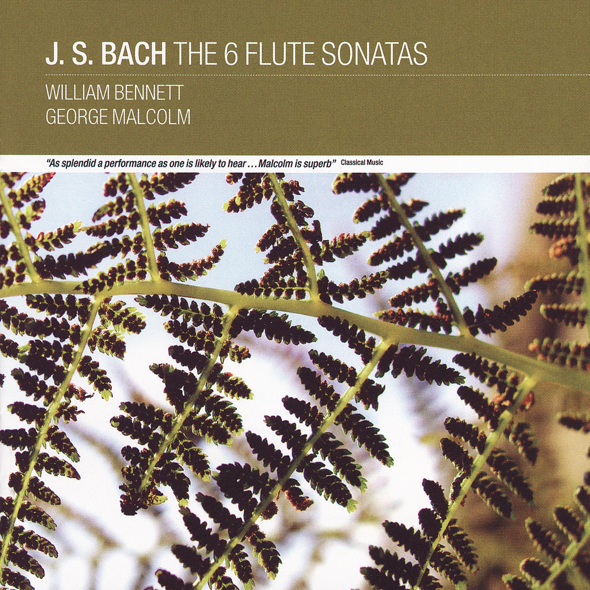 Постер альбома J. S Bach: The 6 Flute Sonatas