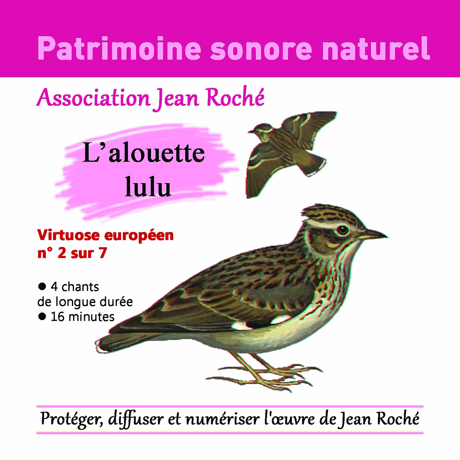 Постер альбома Patrimoine Sonore Naturel - L'Alouette Lulu
