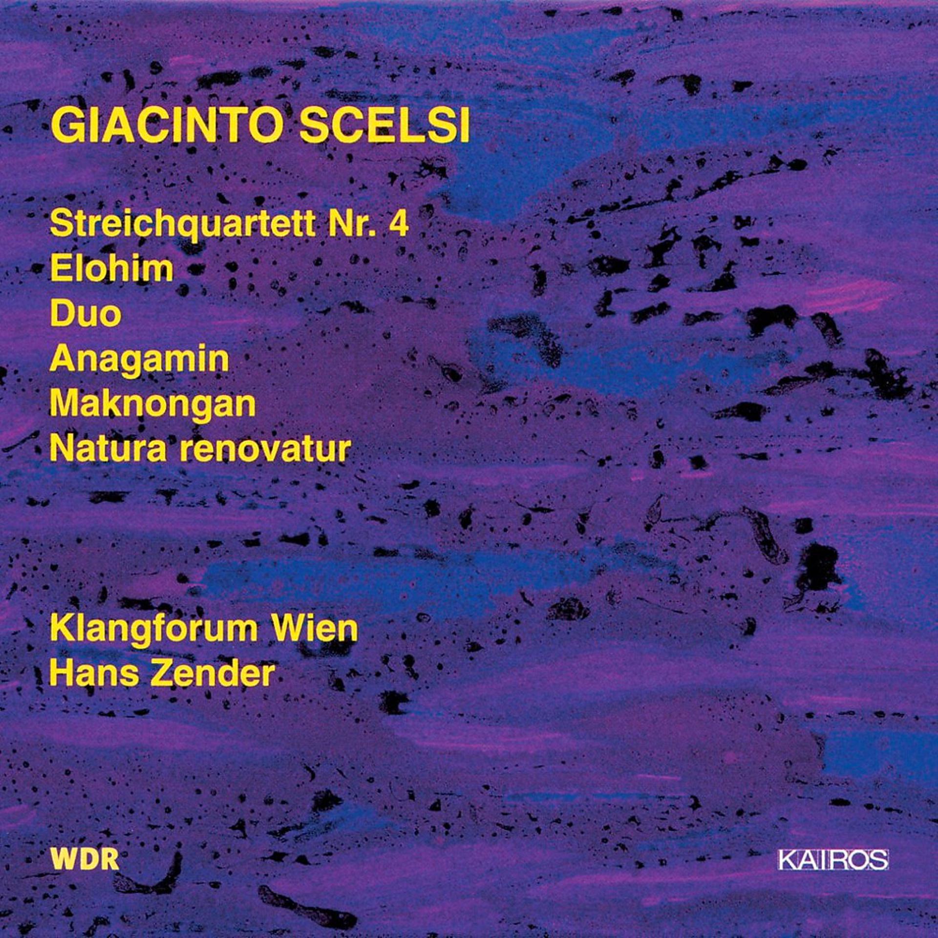 Постер альбома Giacinto Scelsi: Works for Strings