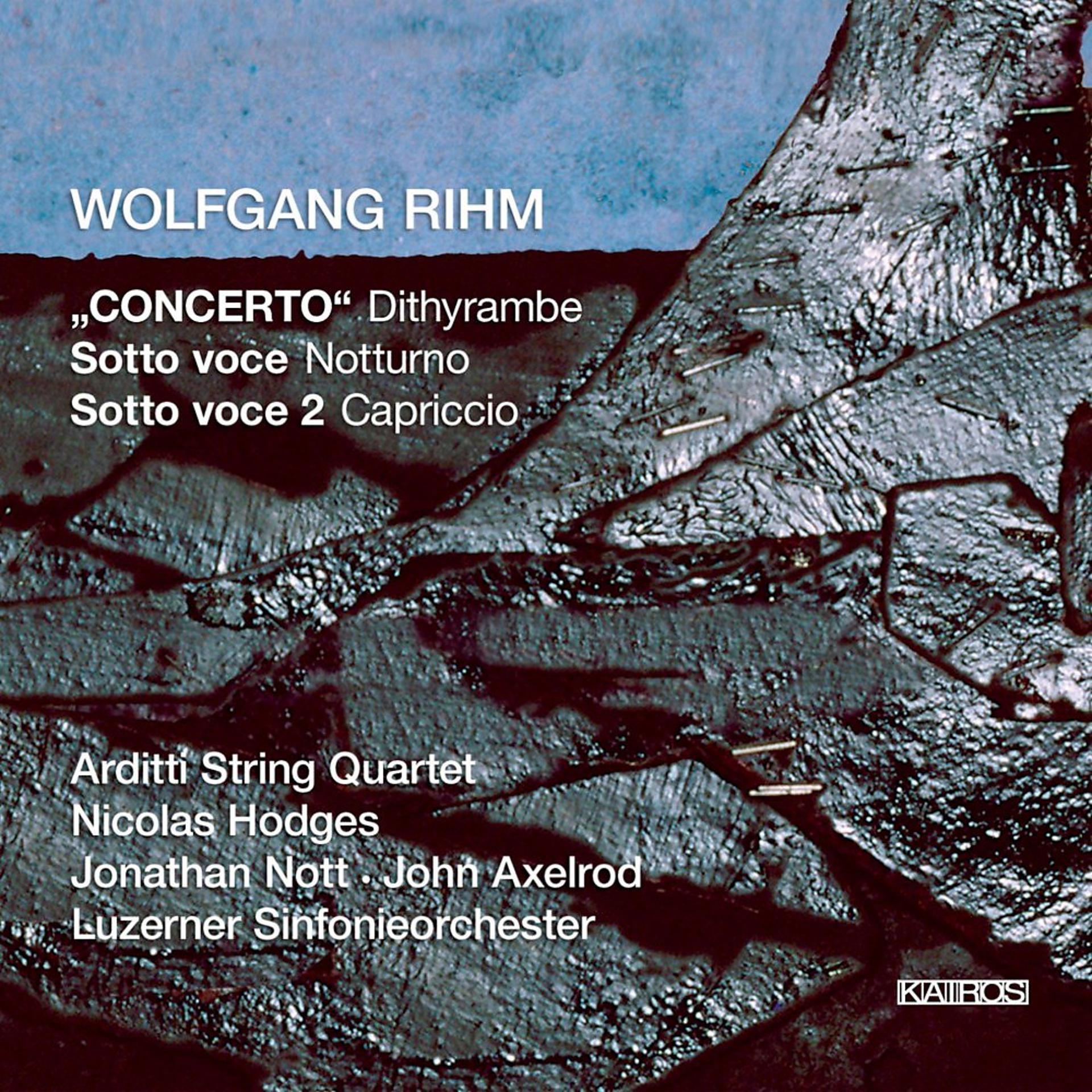 Постер альбома Wolfgang Rihm: Sotto Voce