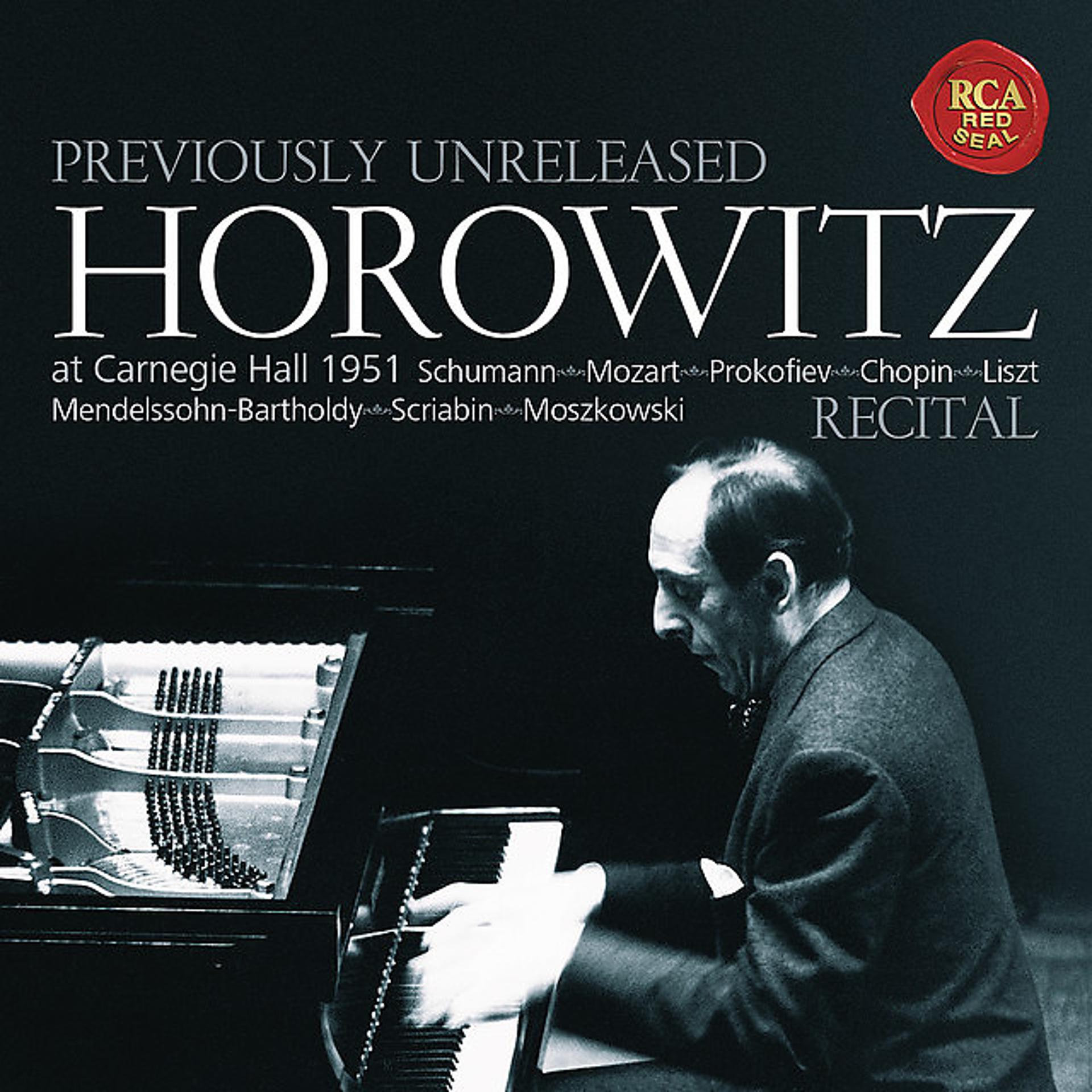 Постер альбома Horowitz - Recital at Carnegie Hall 1951