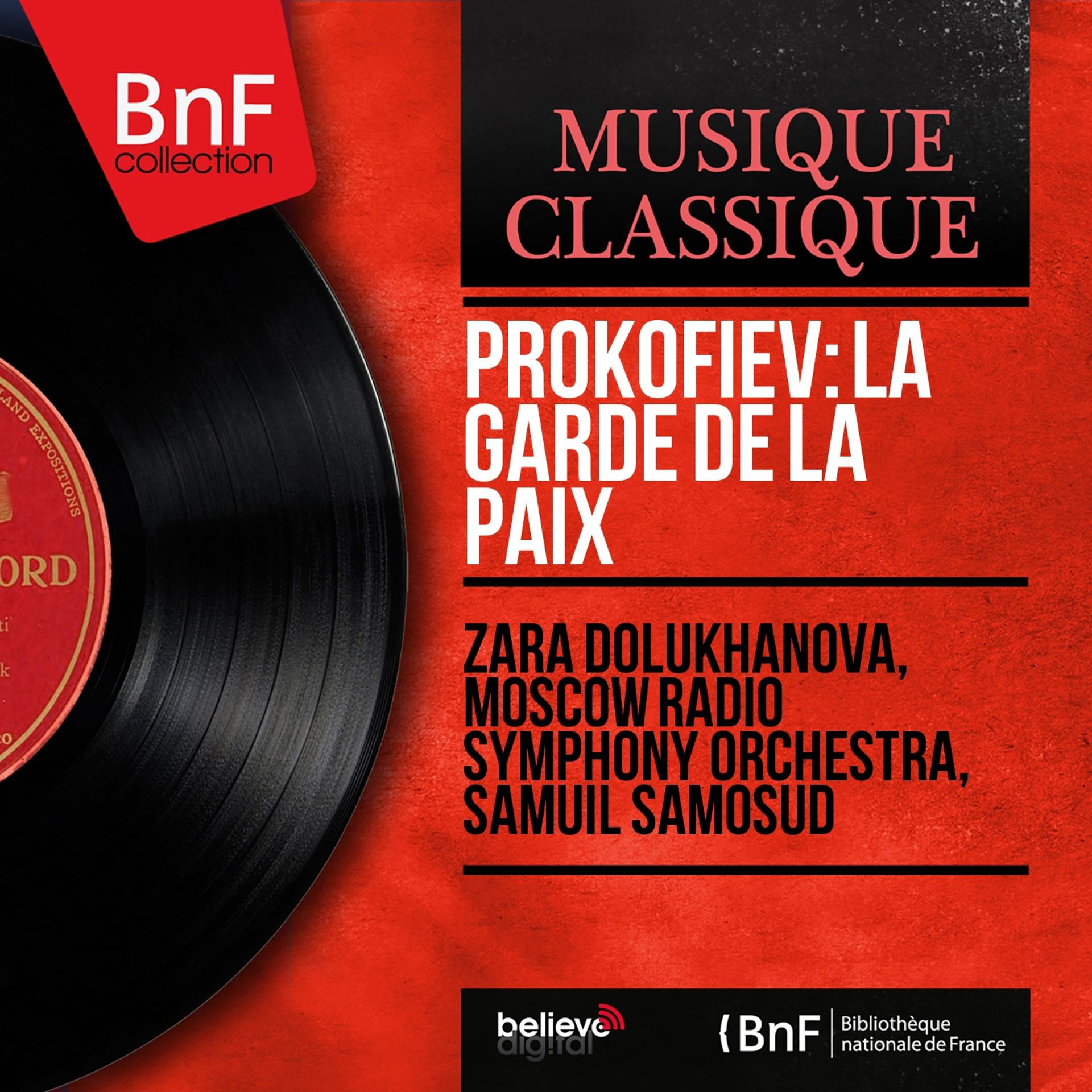 Постер альбома Prokofiev: La garde de la paix (Mono Version)