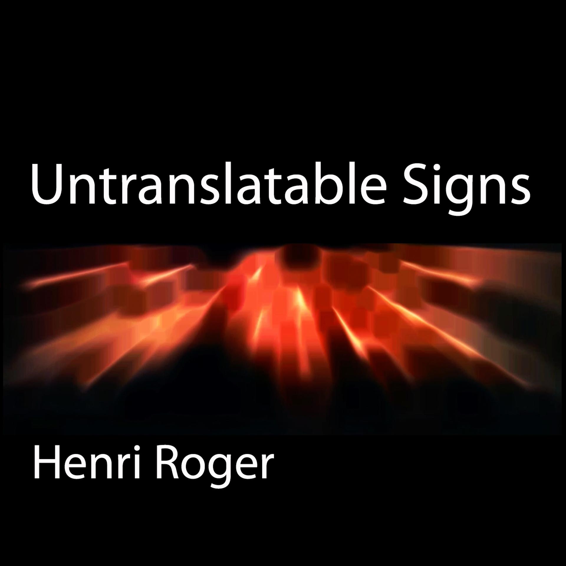 Постер альбома Untranslatable Signs