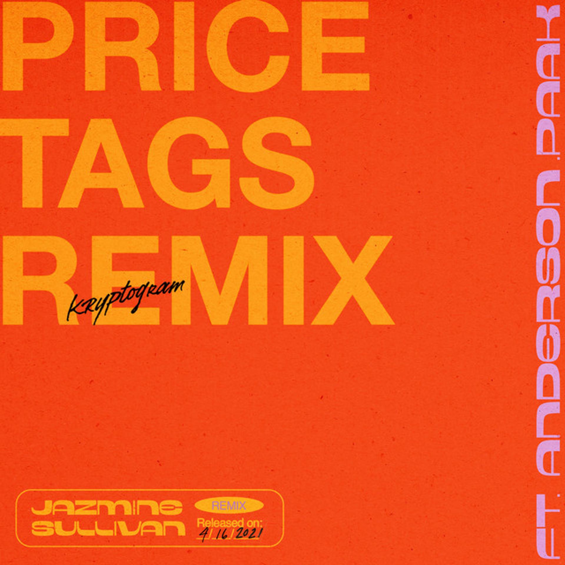 Постер альбома Price Tags (feat. Anderson .Paak) [kryptogram Remix]